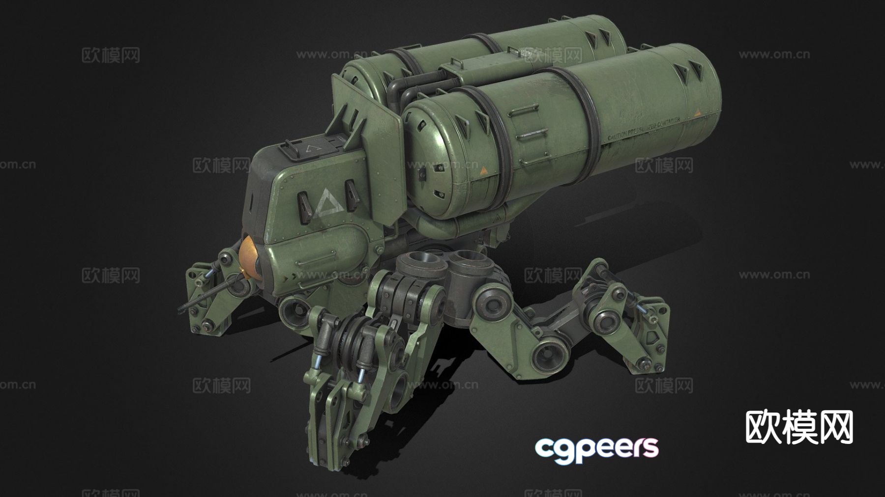 Military mecha flame mecha 3d model Military mecha flame mecha 3d model