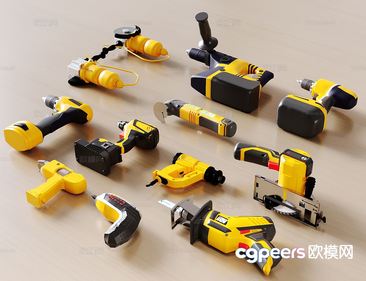 Power tools hand drill 3d model Power tools hand drill 3d model