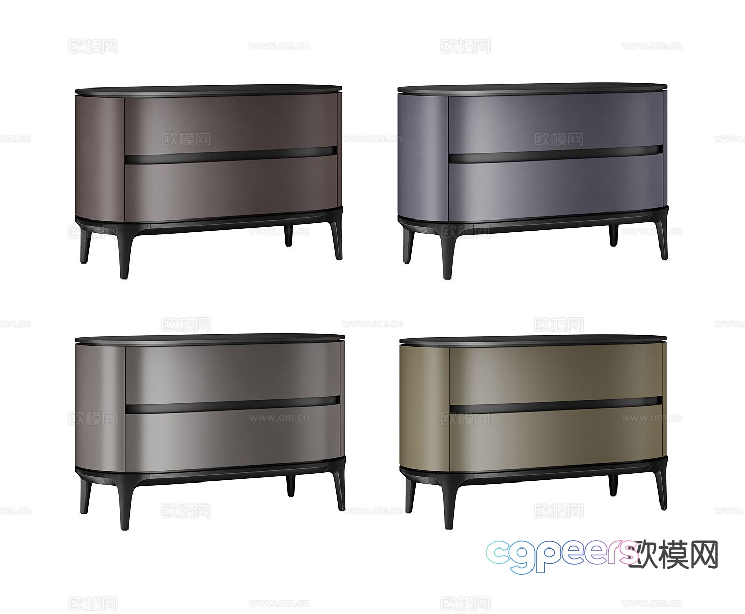 Italian bedside table 3d model Italian bedside table 3d model