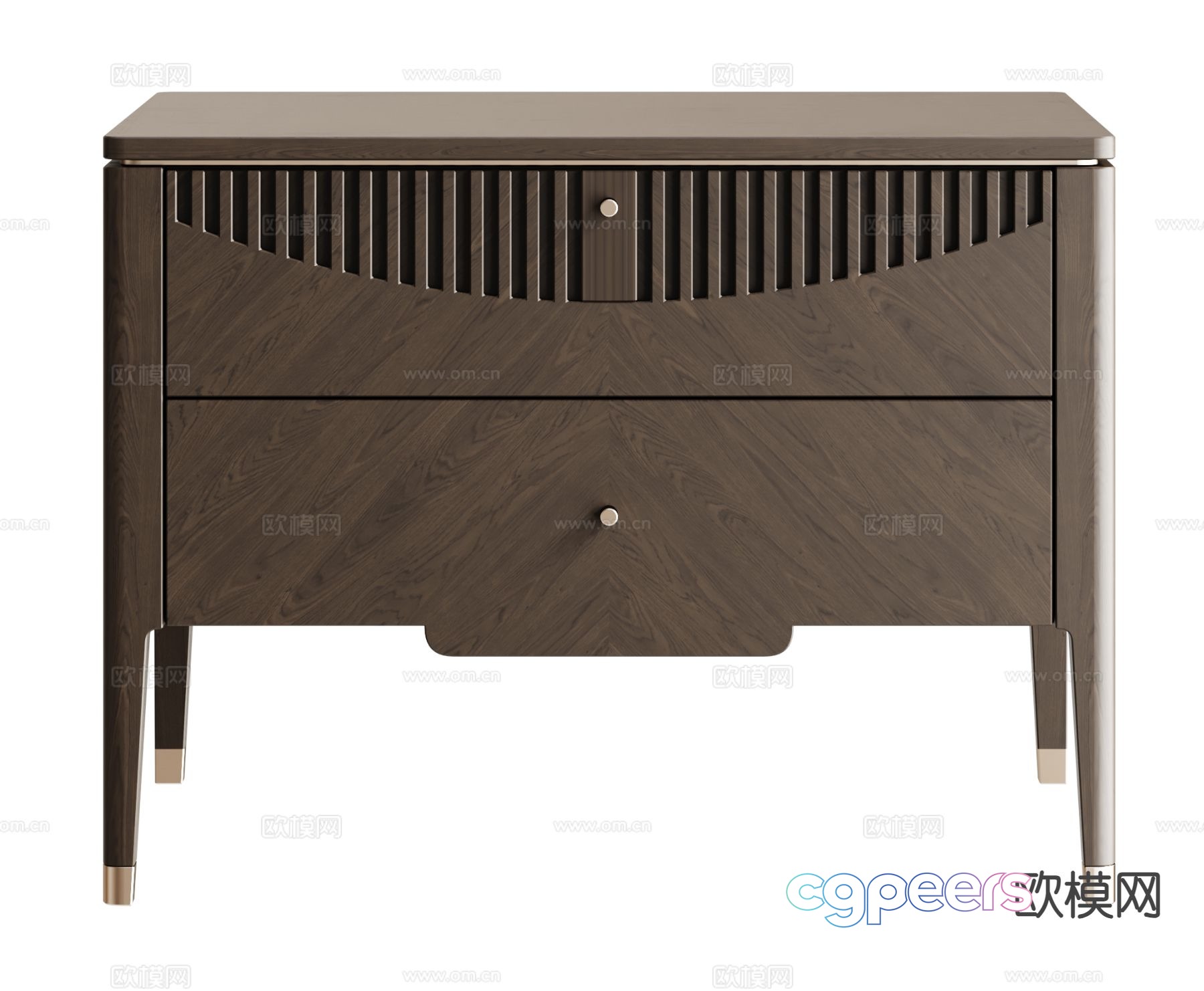 AnaRoque modern bedside table 3d model AnaRoque modern bedside table 3d model