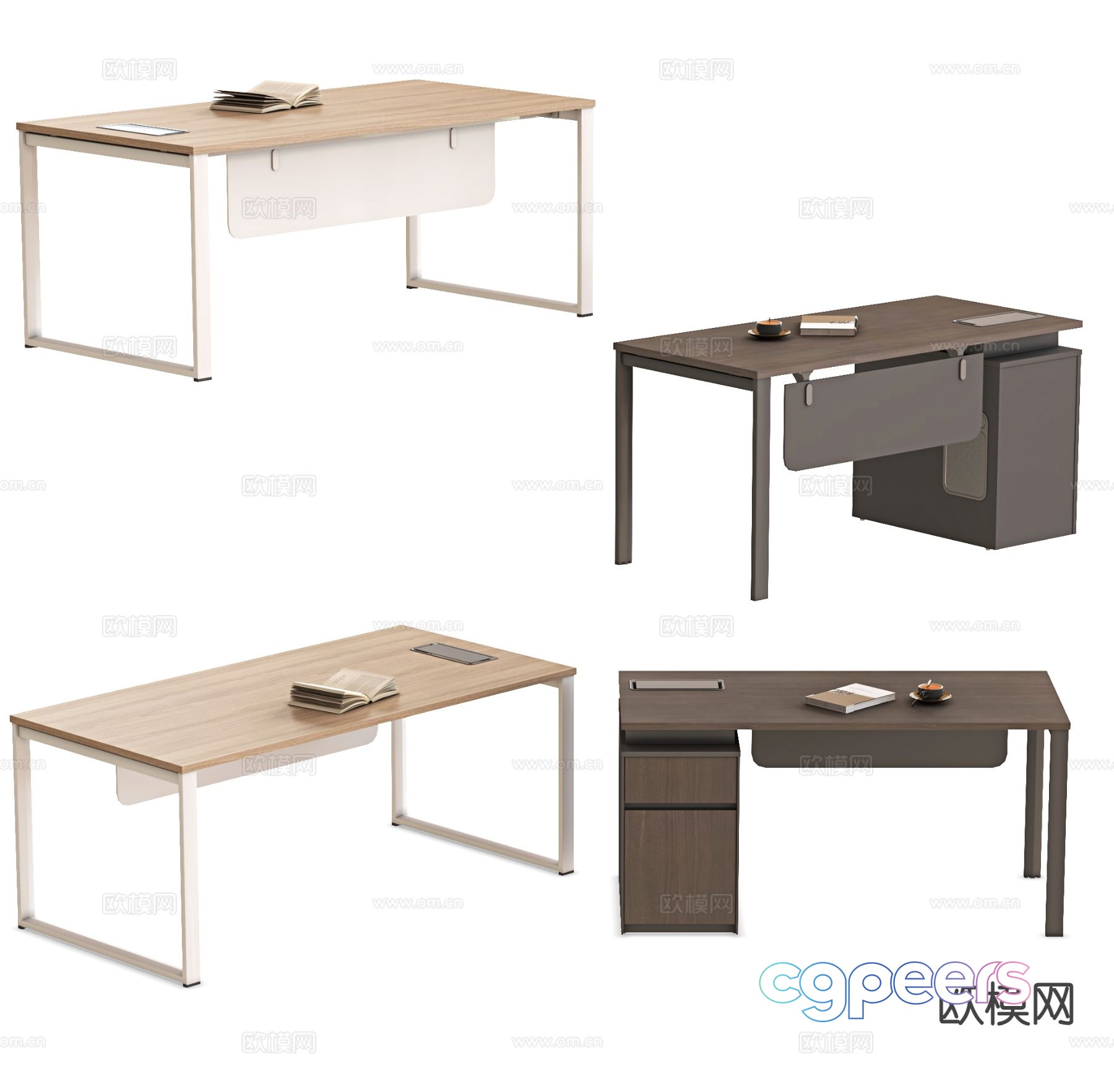 Desk table supervisor table office desk staff table 3d model Desk table supervisor table office desk staff table 3d model