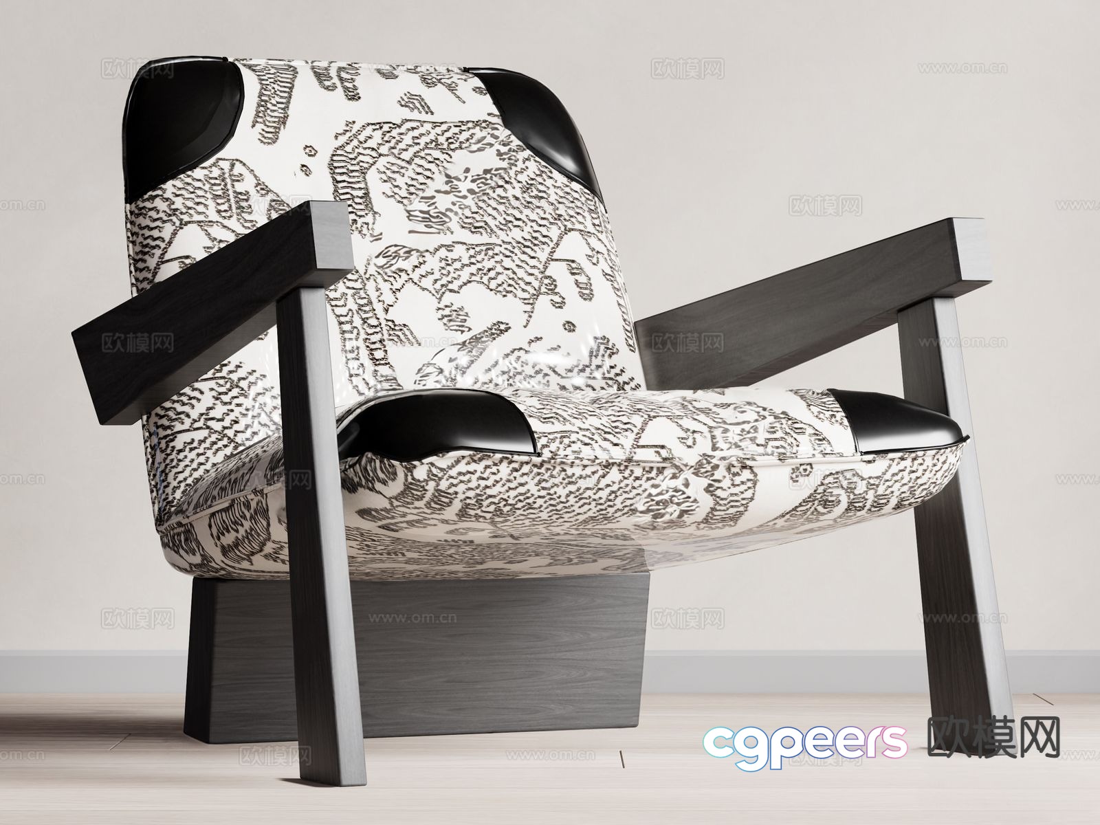 Medieval style leisure chair 3d model Medieval style leisure chair 3d model