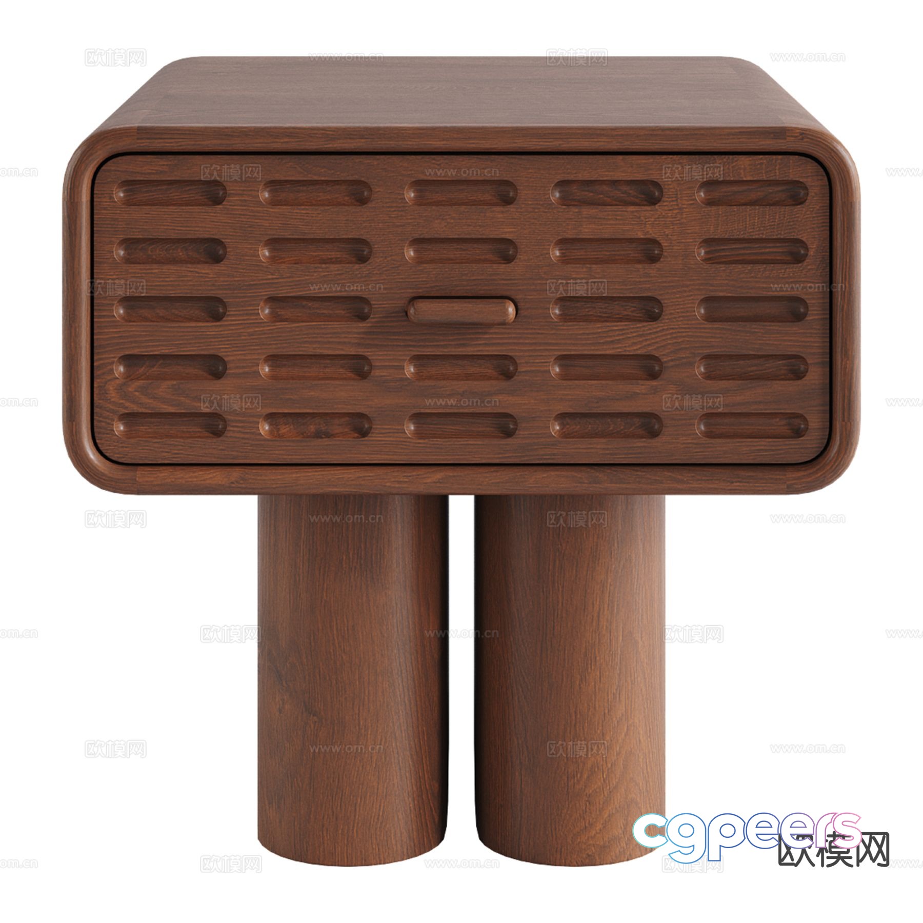Medieval style bedside table 3d model Medieval style bedside table 3d model