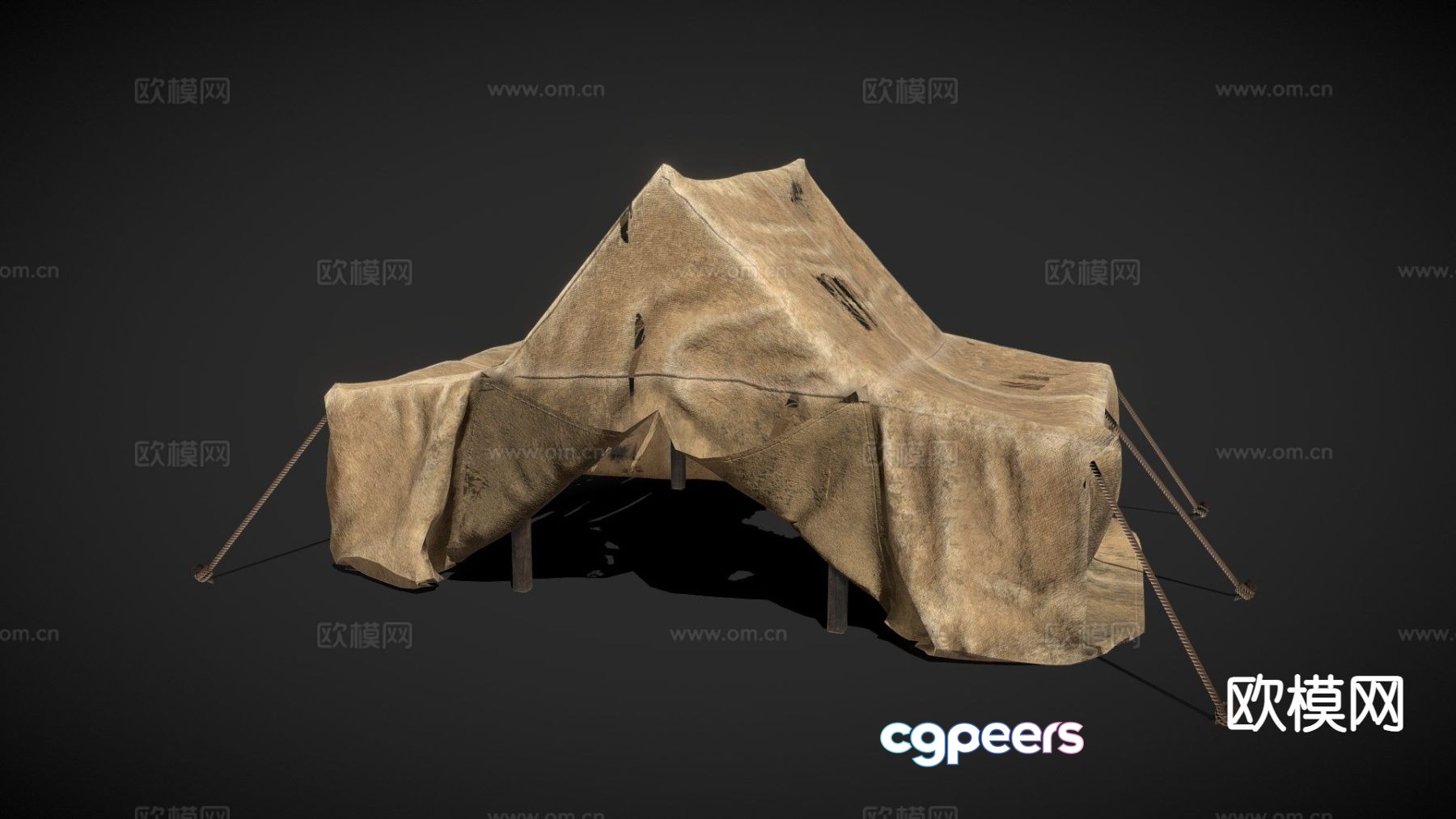 Medieval tent 3d model Medieval tent 3d model