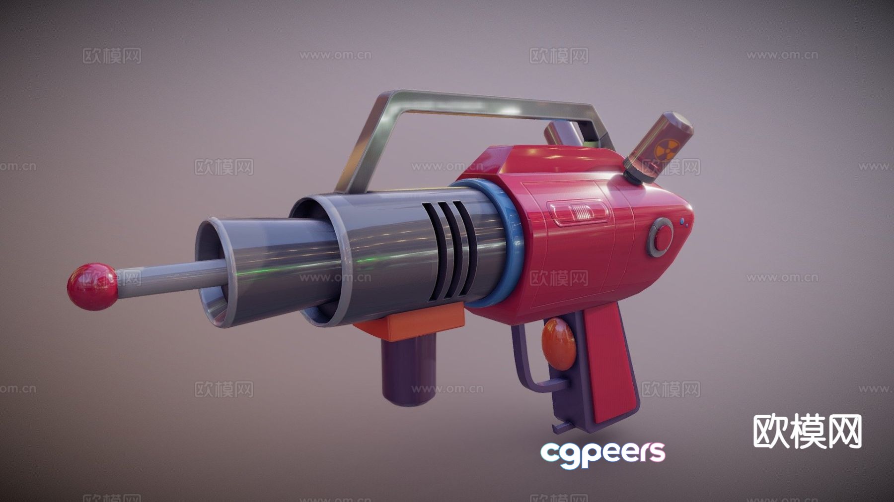 Modern laser gun 3d model Modern laser gun 3d model