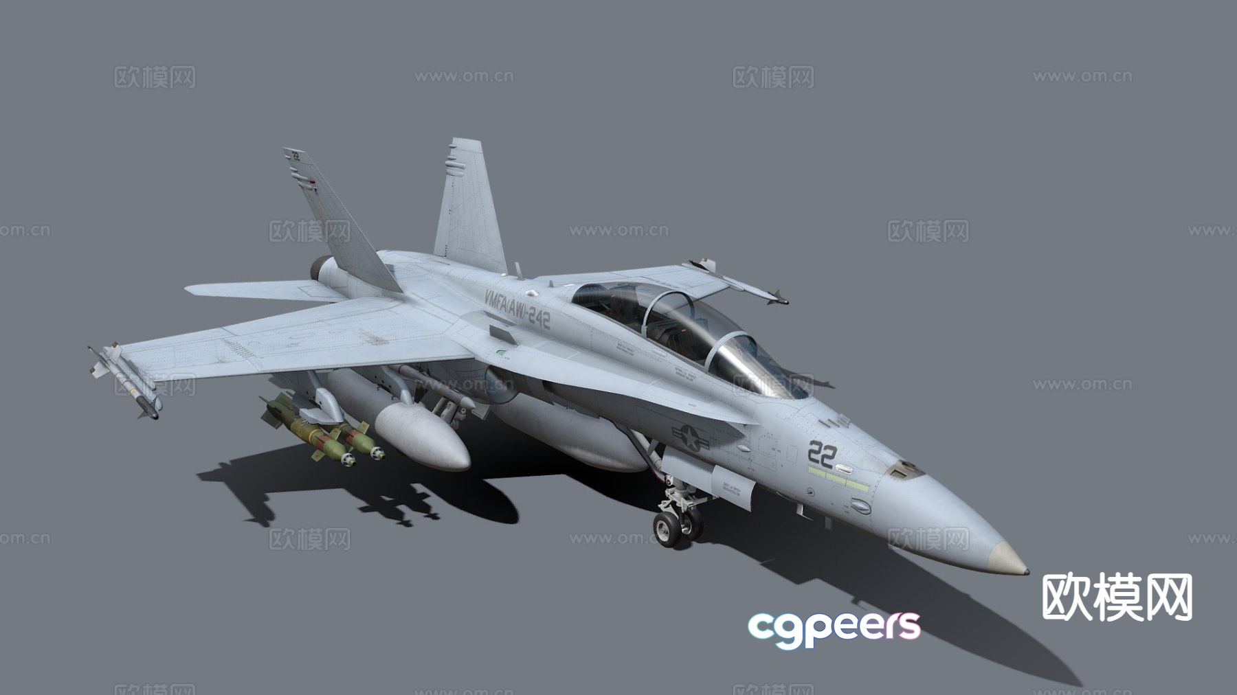 Hornet fighter 3d model Hornet fighter 3d model