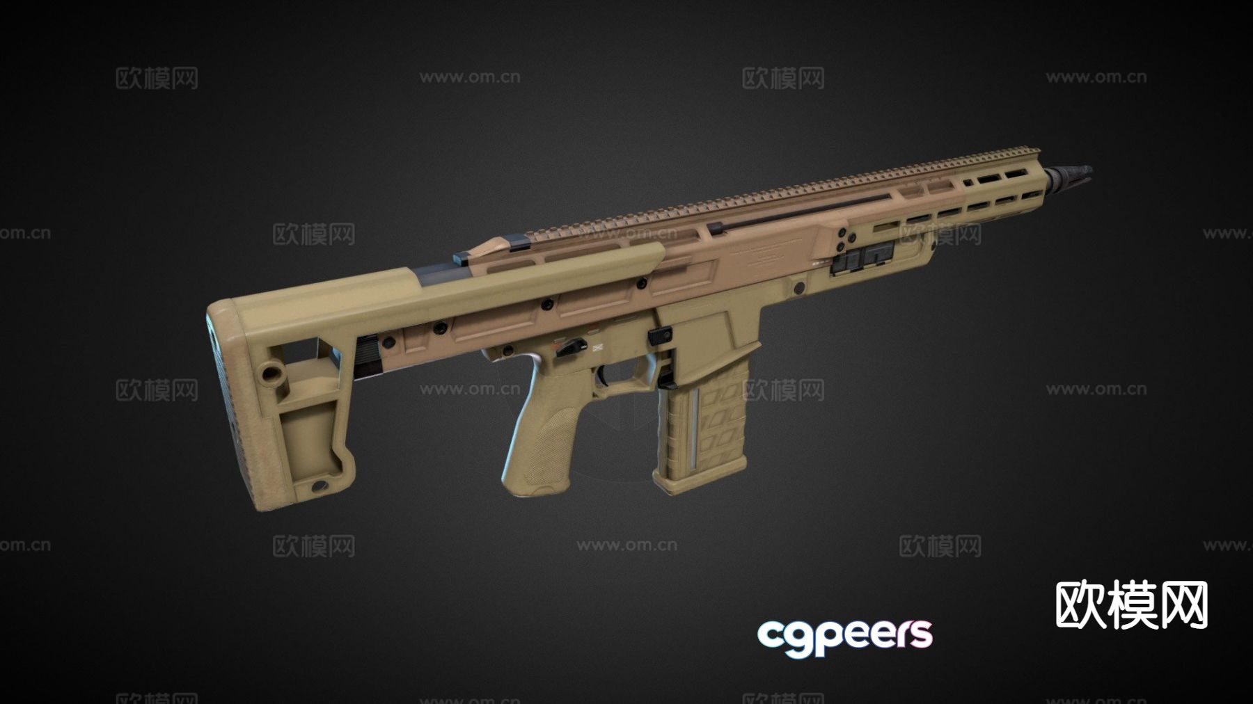 assault rifle 3d model assault rifle 3d model