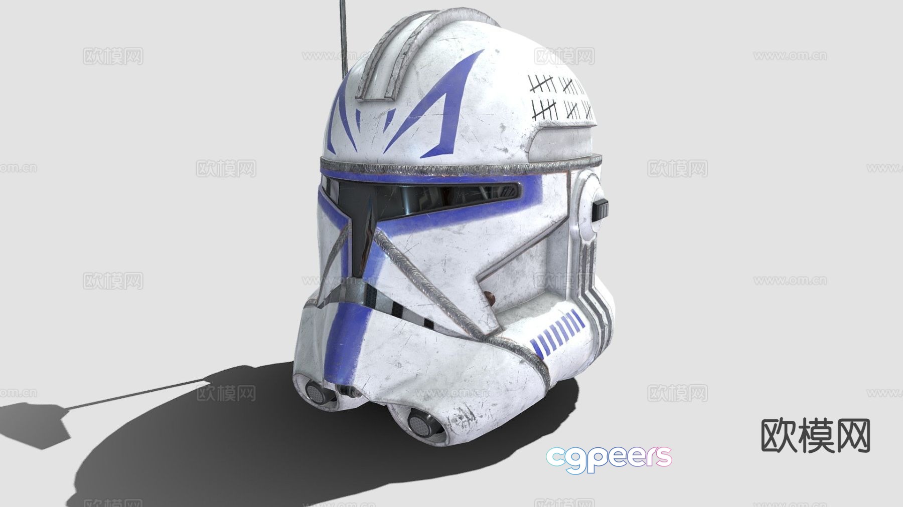 Star Wars captain rex helmet 3d model Star Wars captain rex helmet 3d model