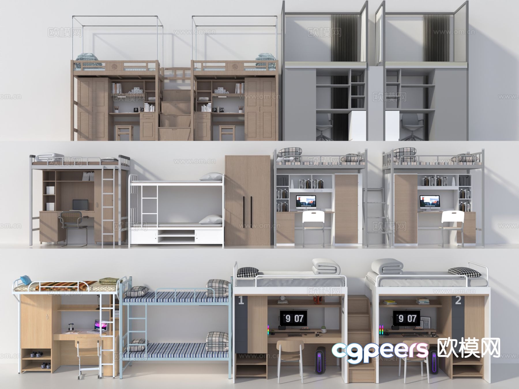 bunk bed dormitory bed bunk bed dormitory bed 3d model bunk bed dormitory bed bunk bed dormitory bed 3d model