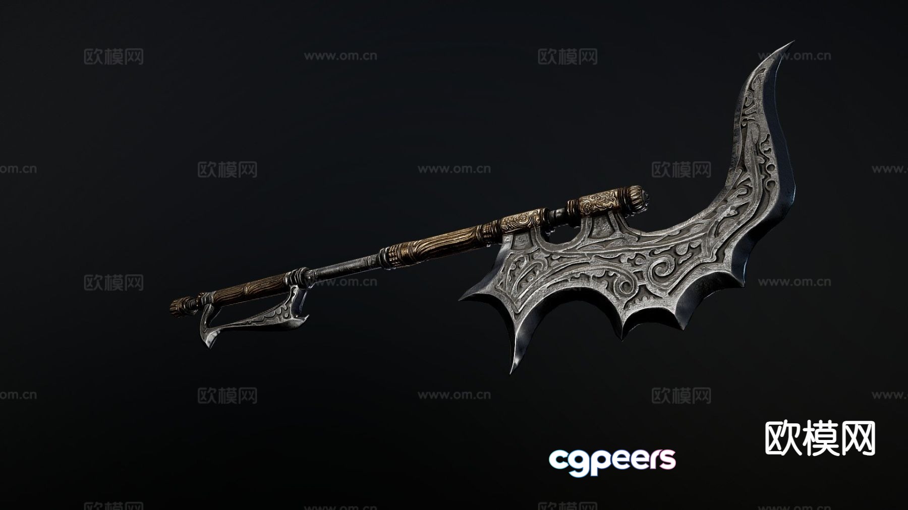 fantasy design ax 3d model fantasy design ax 3d model