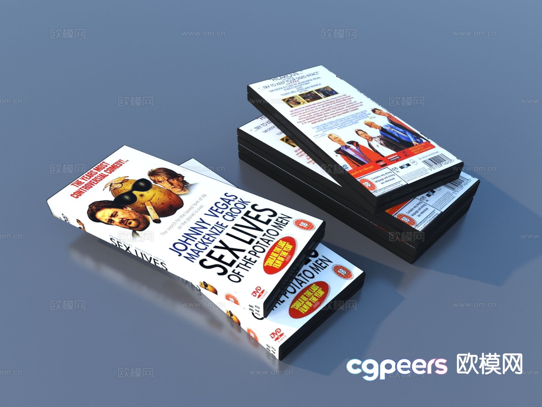 CD box disc box game disc 3d model