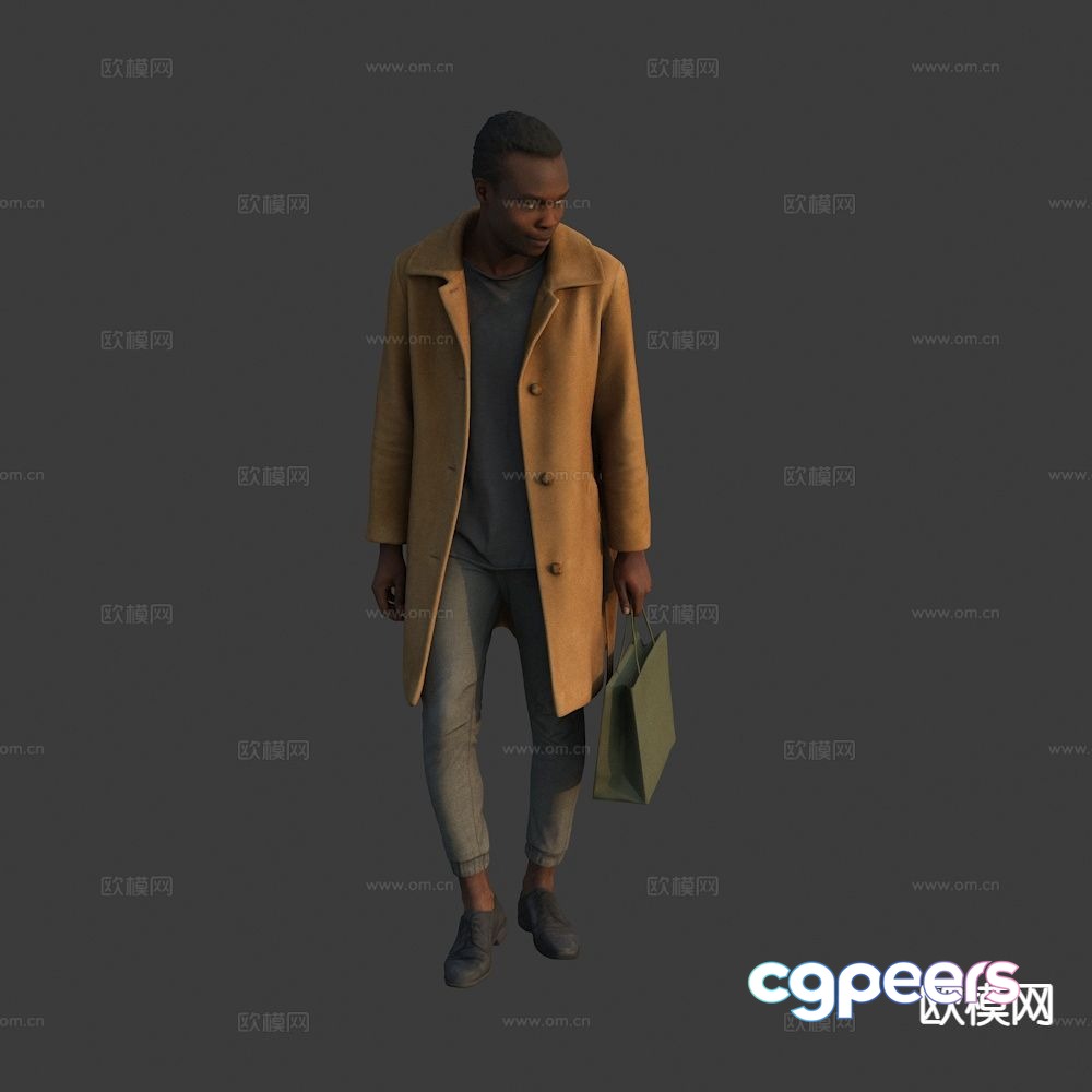 foreigner man african black man 3d model foreigner man african black man 3d model