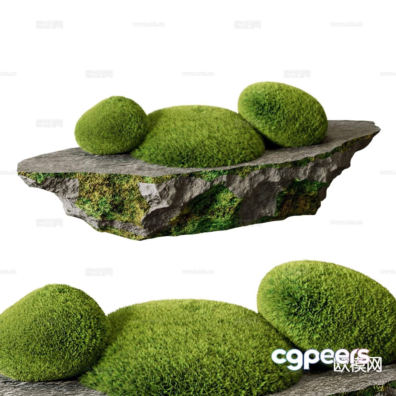 Landscape sketch moss landscaping 3D model Landscape sketch moss landscaping 3D model