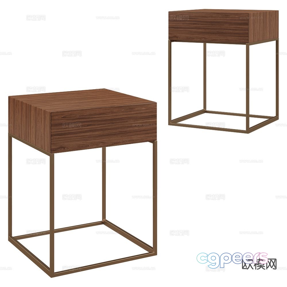 Porada bedside table 3d model Porada bedside table 3d model