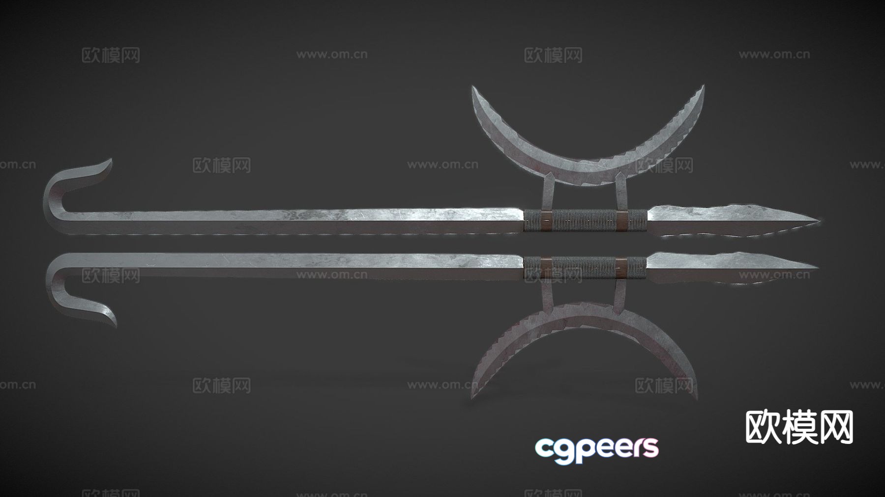 hook sword 3d model hook sword 3d model