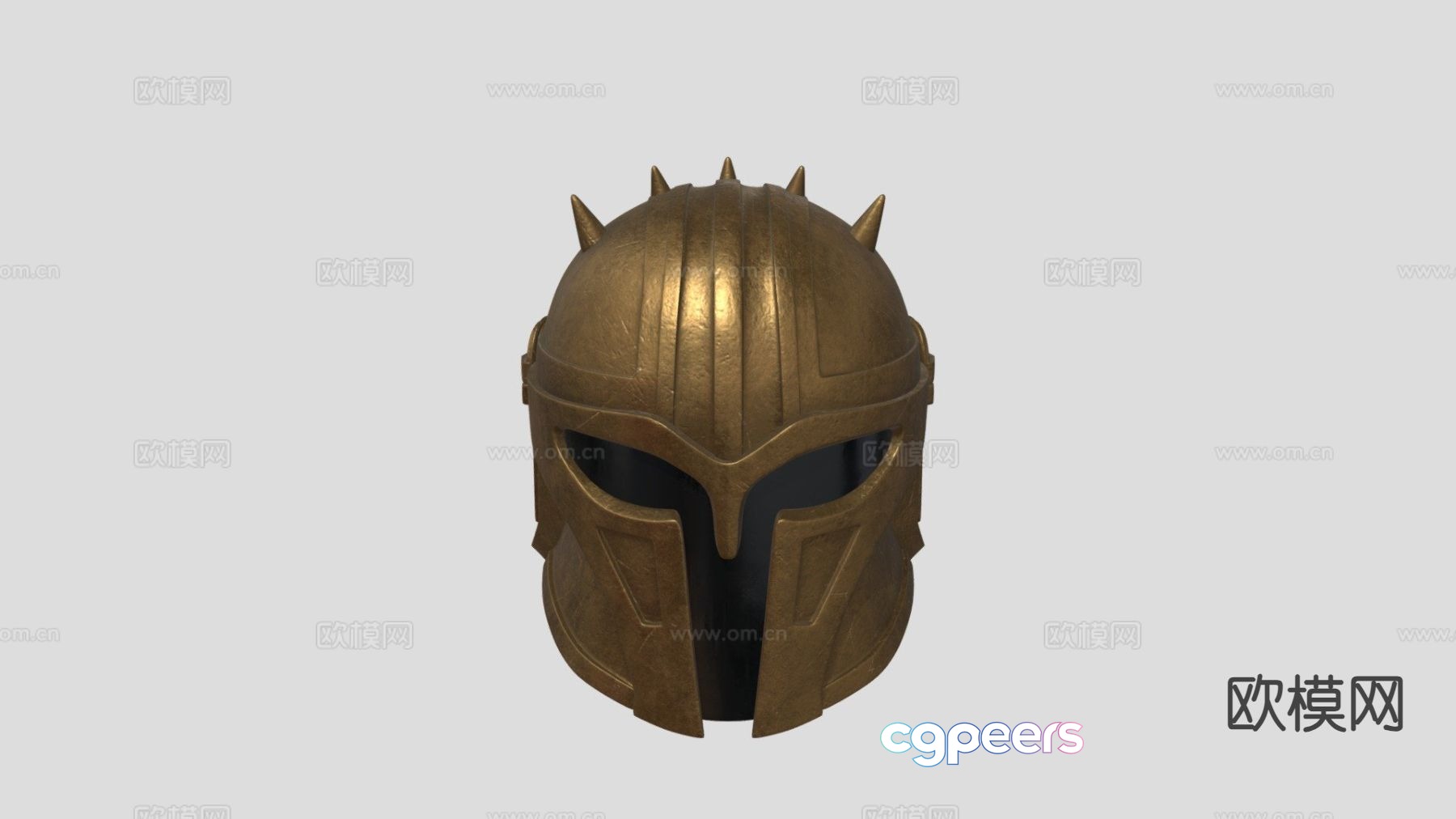 Modern mandalorian helmet 3d model Modern mandalorian helmet 3d model