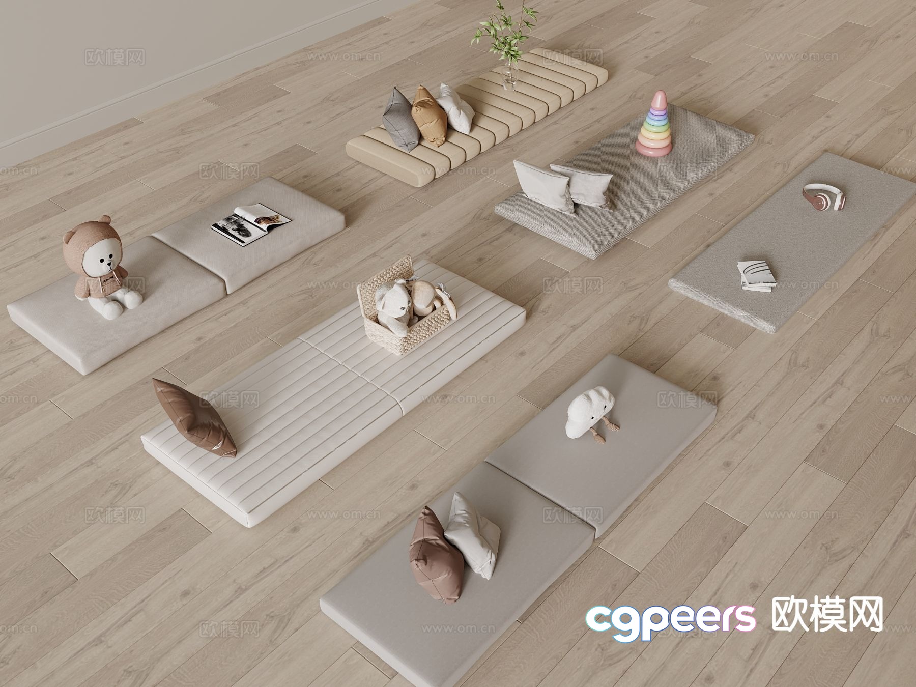 Cushion soft cushion bay window cushion cushion 3d model Cushion soft cushion bay window cushion cushion 3d model