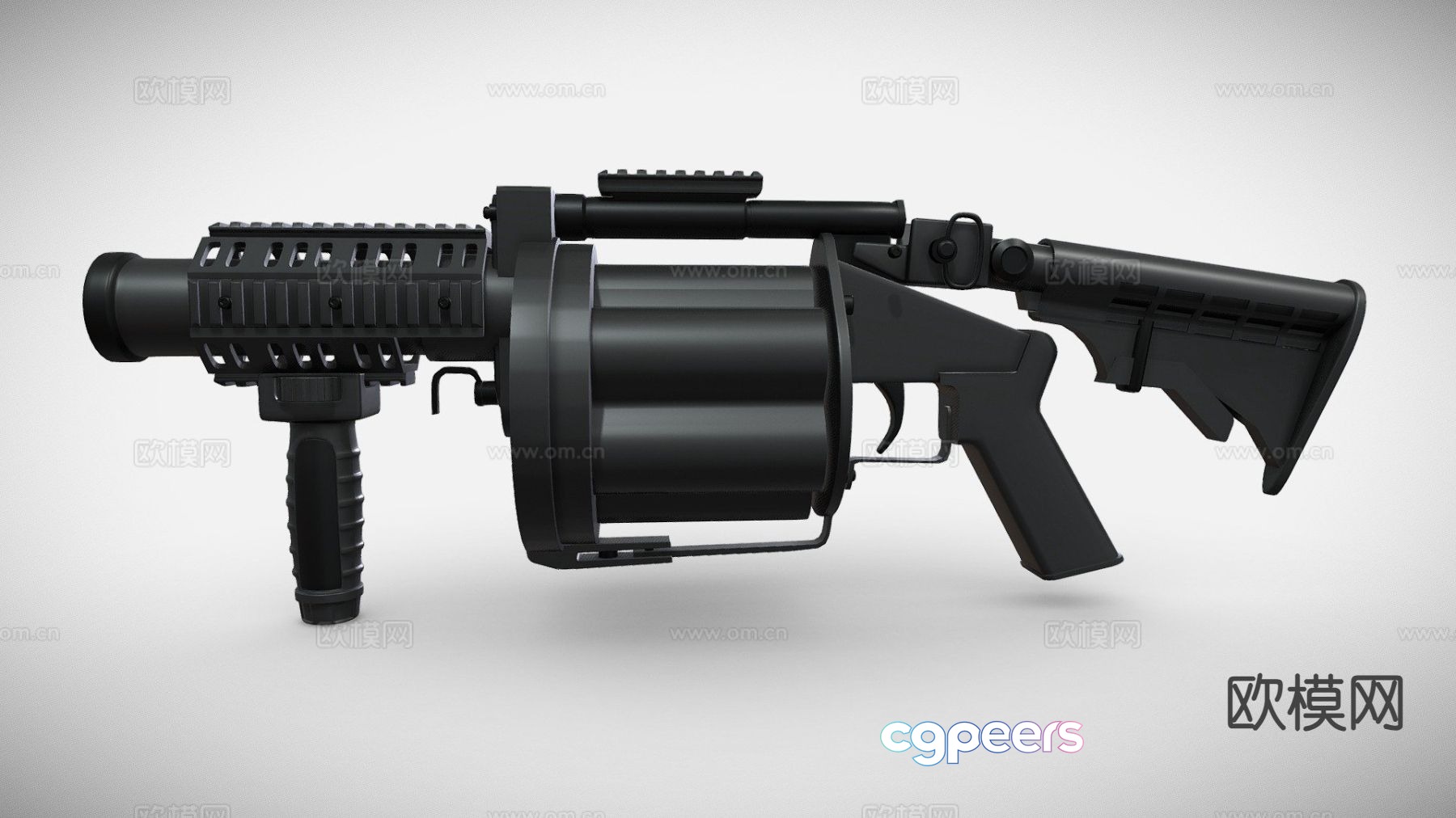 machine gun firearm 3d model machine gun firearm 3d model