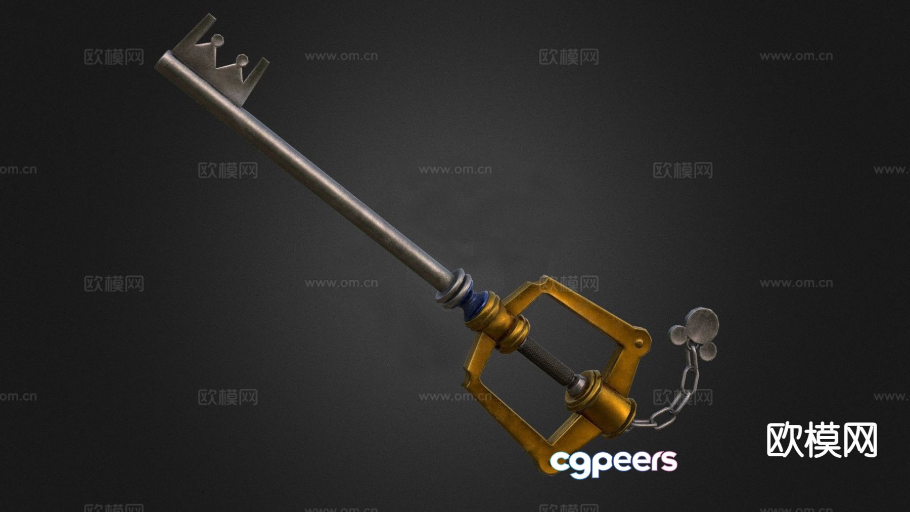 key sword 3d model key sword 3d model