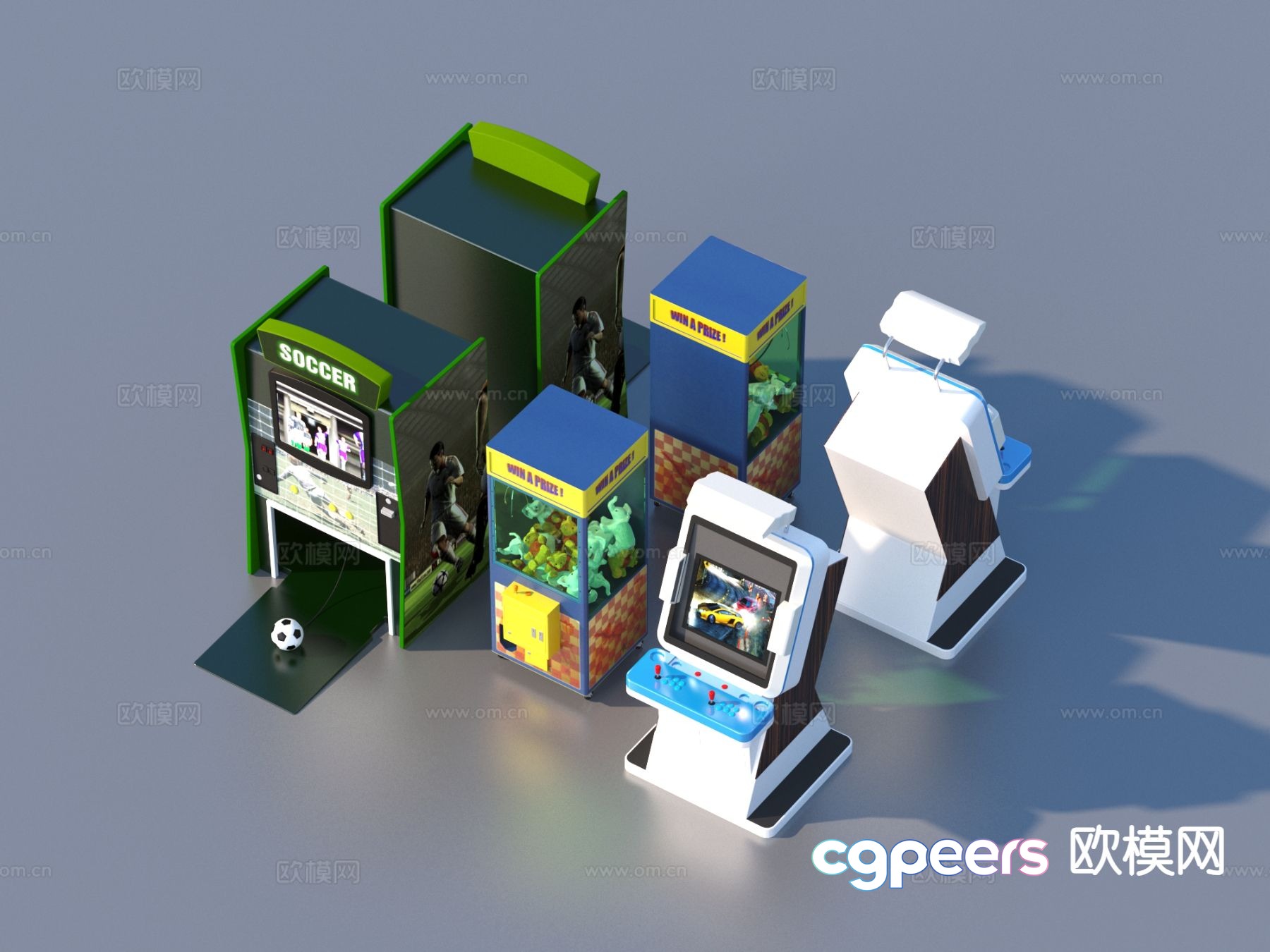 Game console arcade 3d model Game console arcade 3d model