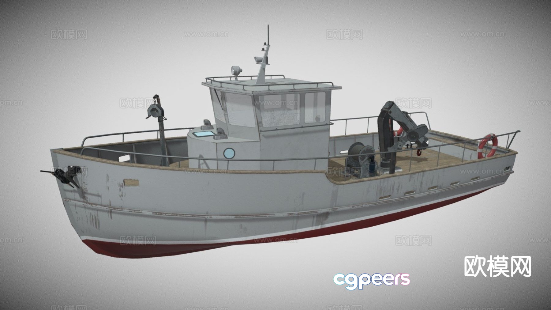 fishing boat water vehicle 3d model fishing boat water vehicle 3d model