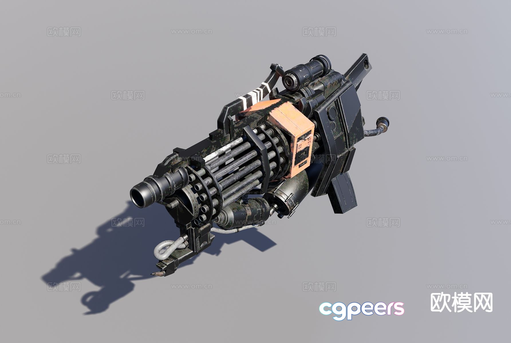 tutu gun gun 3d model tutu gun gun 3d model