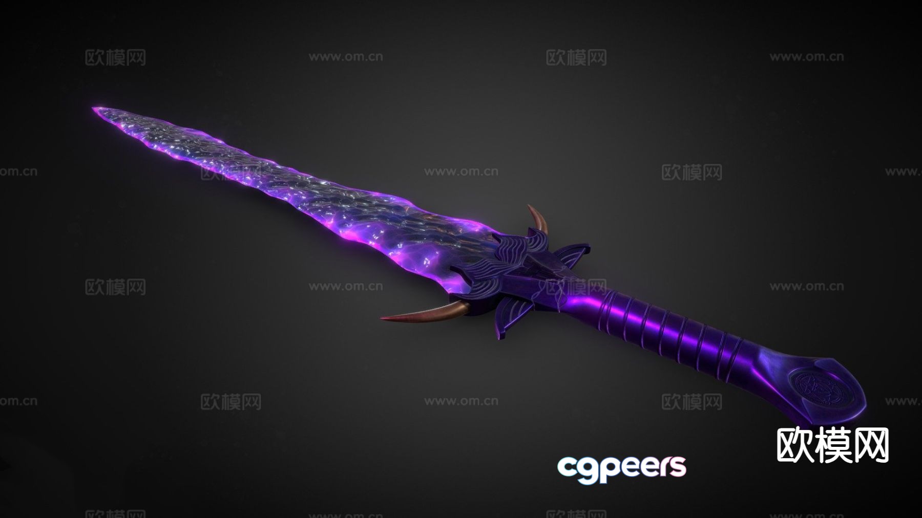 Game fantasy sword 3d model Game fantasy sword 3d model