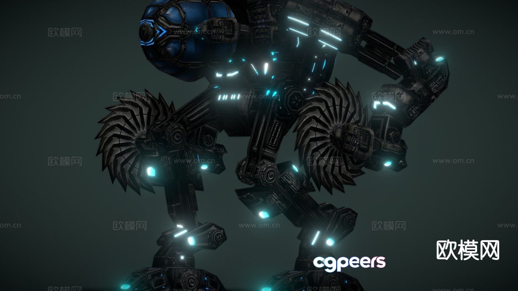 Mechanical Engineering Complete Robot 3D Model Mechanical Engineering Complete Robot 3D Model