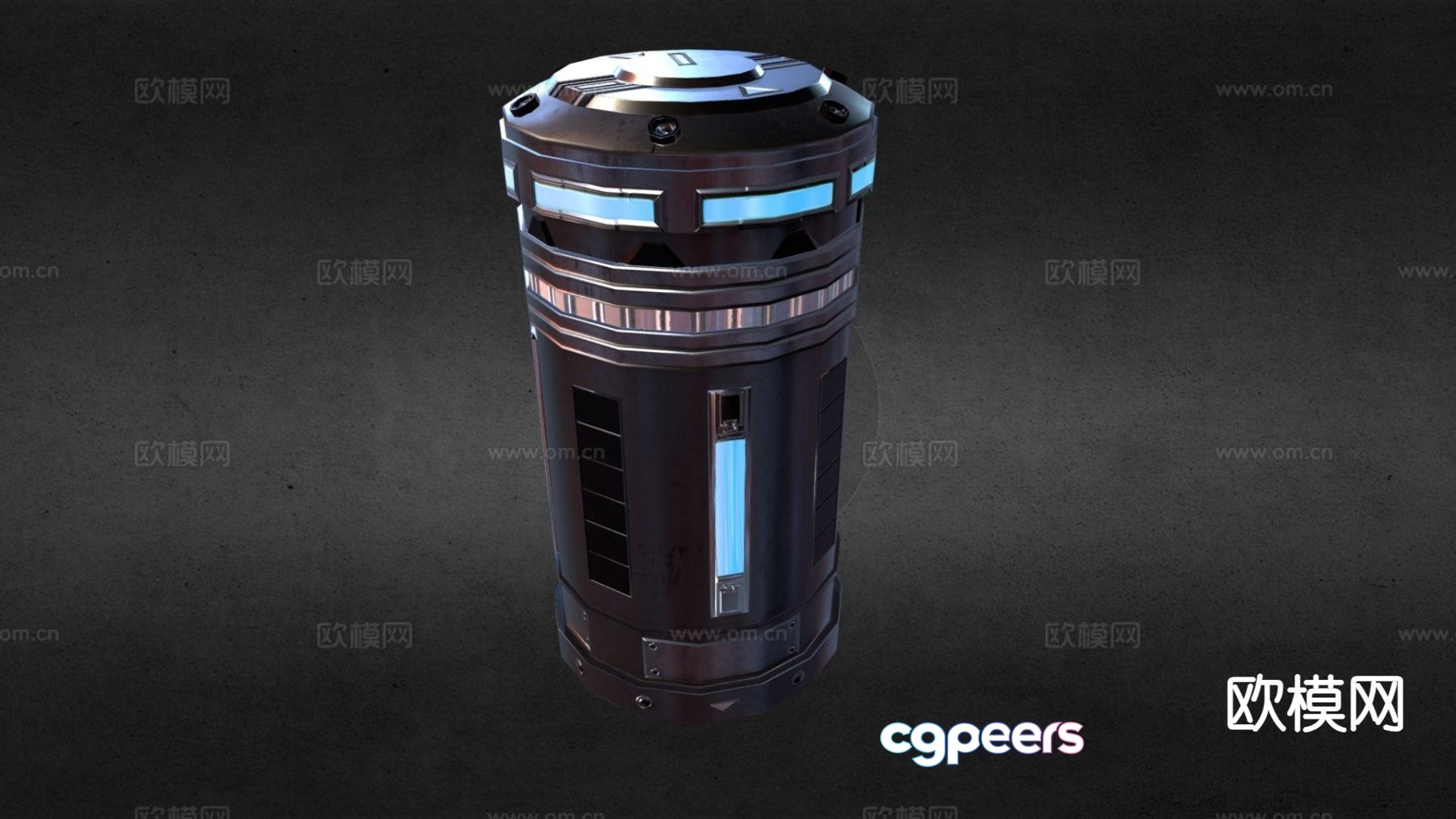 Sci-Fi power battery 3d model Sci-Fi power battery 3d model