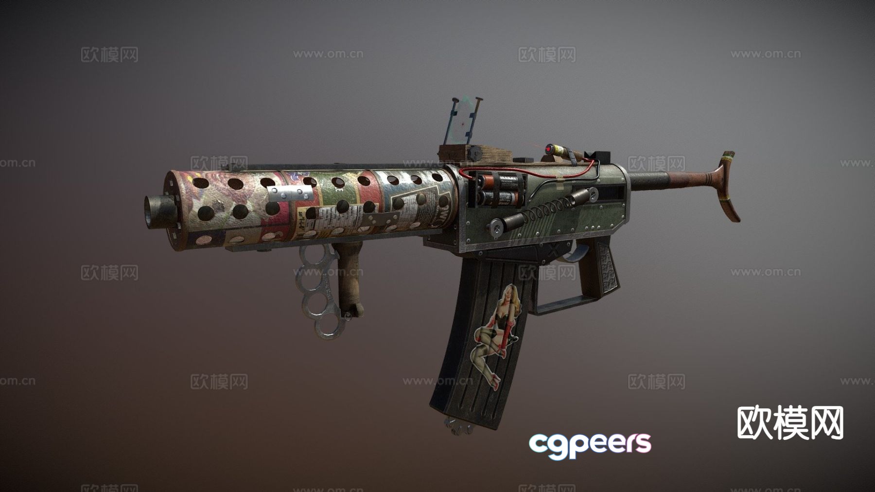 Junker assault rifle 3d model Junker assault rifle 3d model