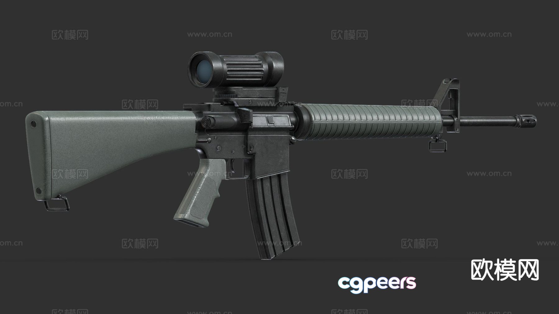 rifle 3d model rifle 3d model