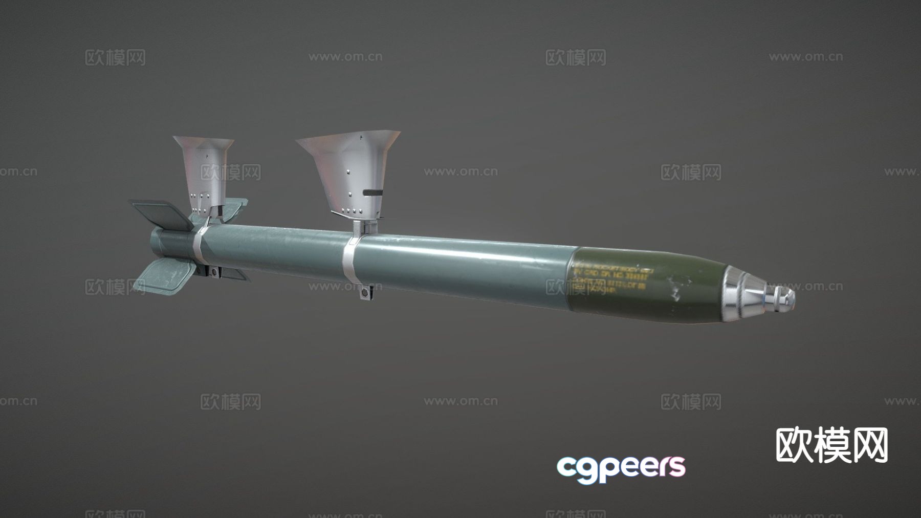 rocket launcher missile weapon 3d model rocket launcher missile weapon 3d model