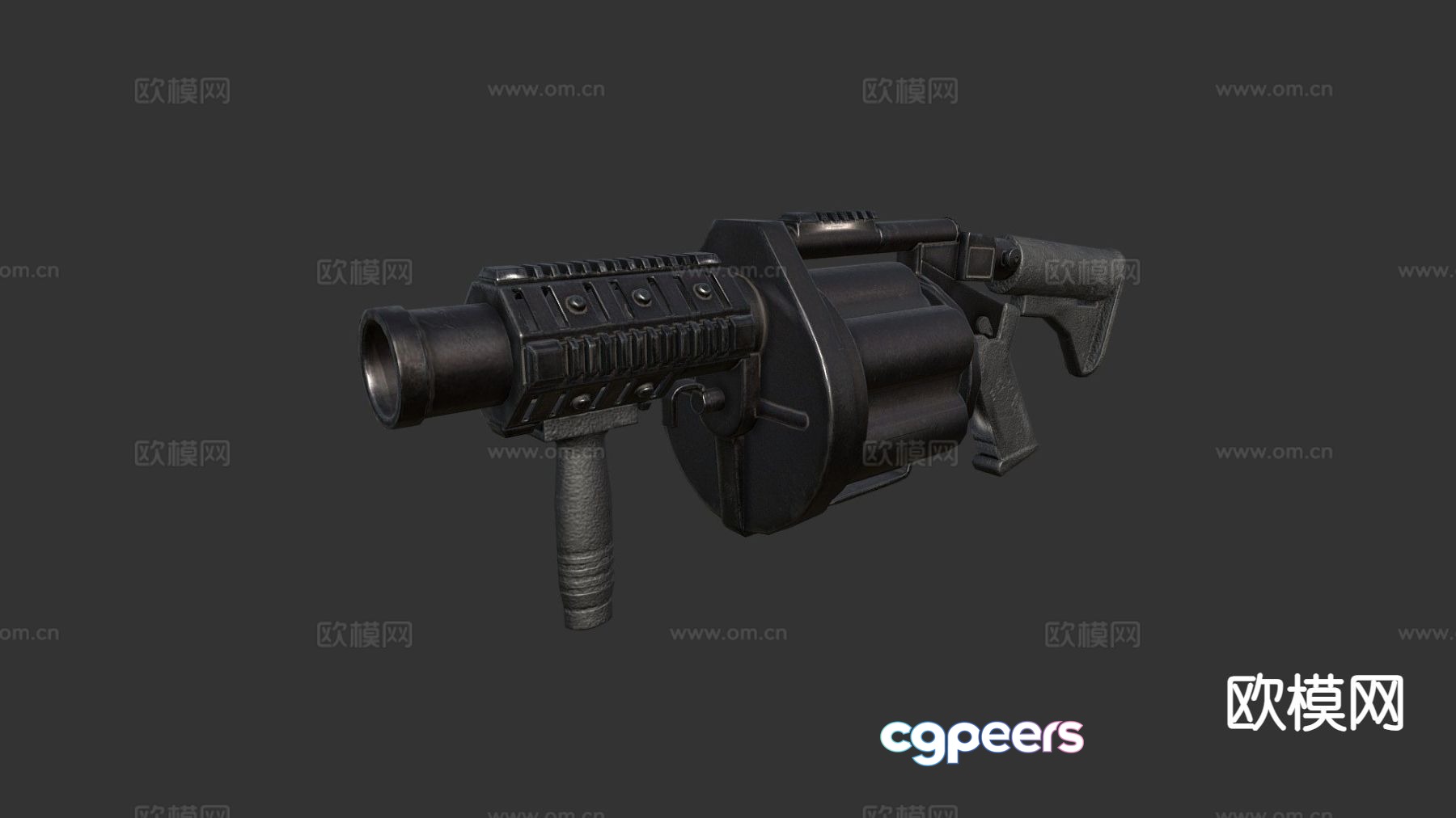 grenade launcher 3d model grenade launcher 3d model