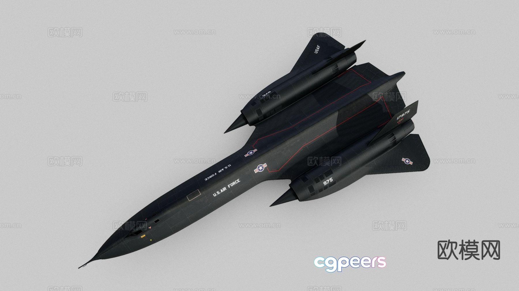 Blackbird fighter 3d model Blackbird fighter 3d model