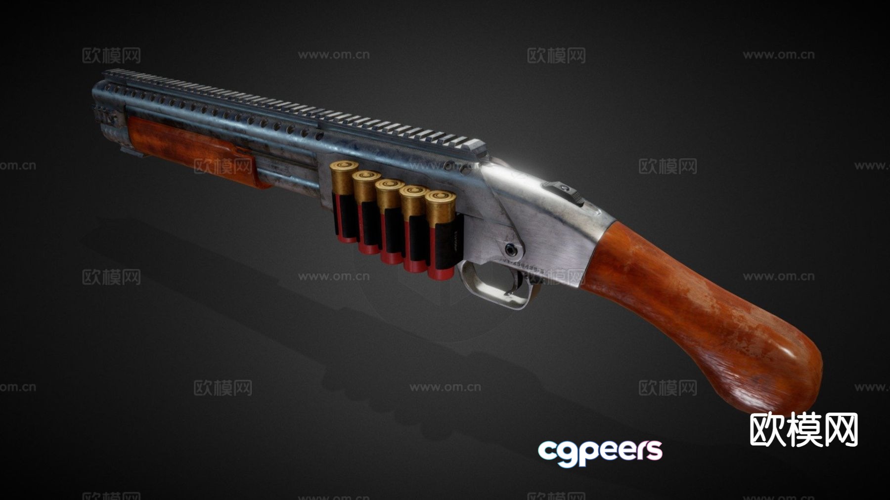 Classic Mossberg 590 Blaster 3d model Classic Mossberg 590 Blaster 3d model