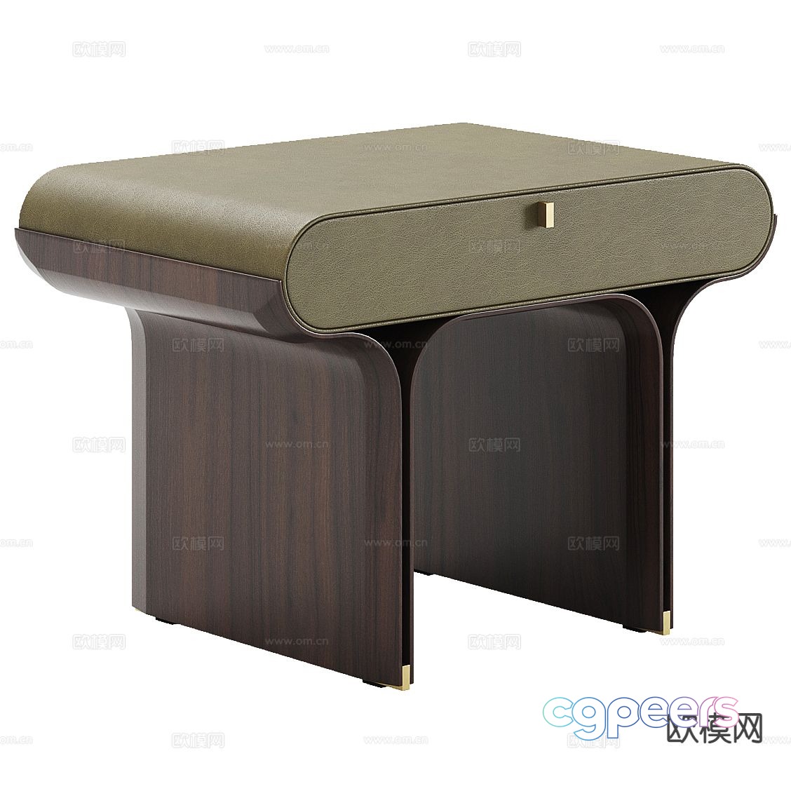 gallotti&radice bedside table 3d model gallotti&radice bedside table 3d model