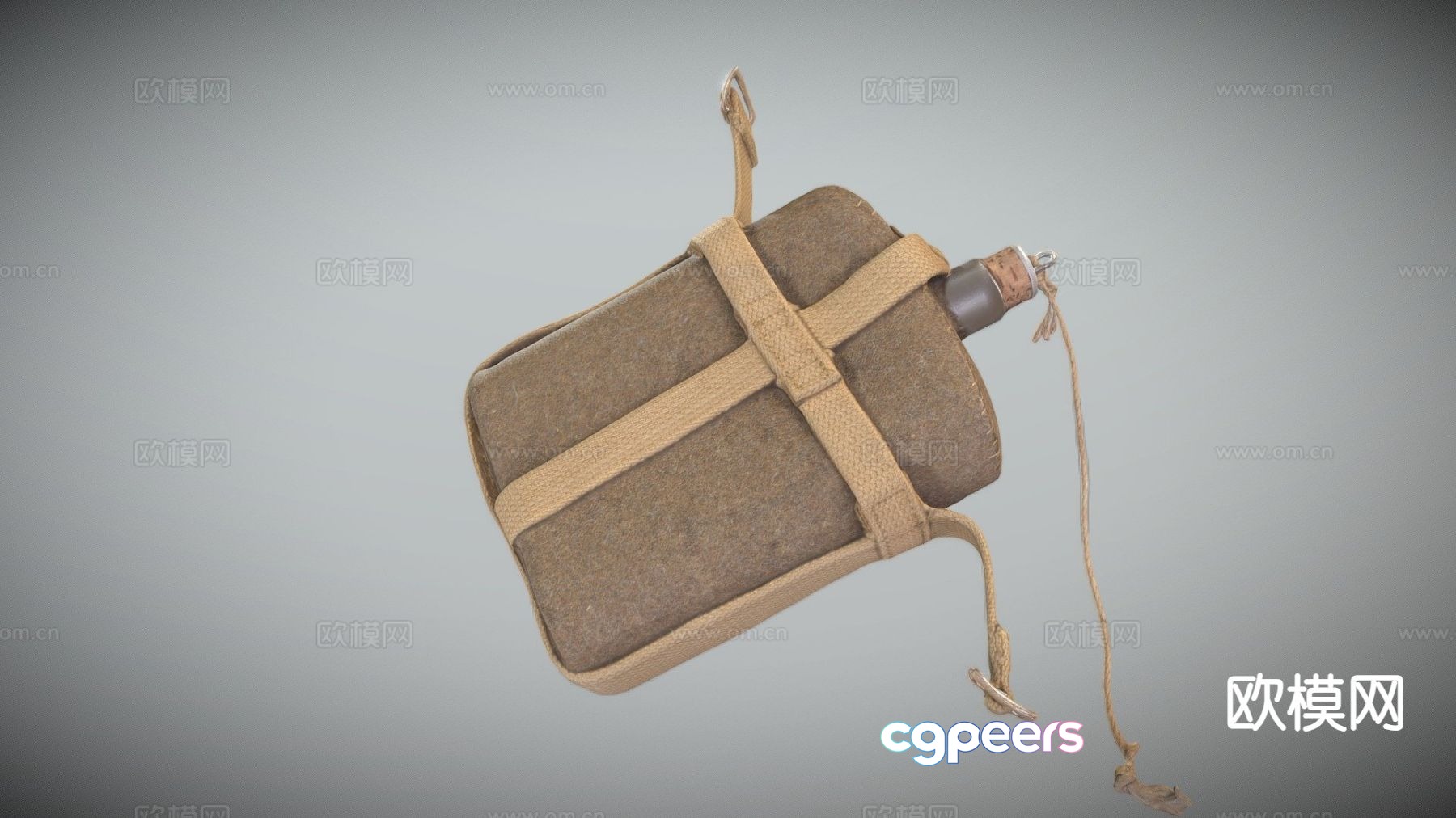 Military kettle 3d model Military kettle 3d model