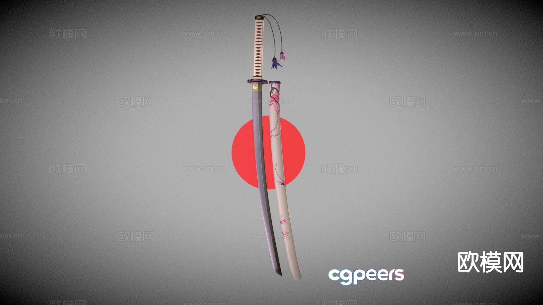 Katana 3d model Katana 3d model