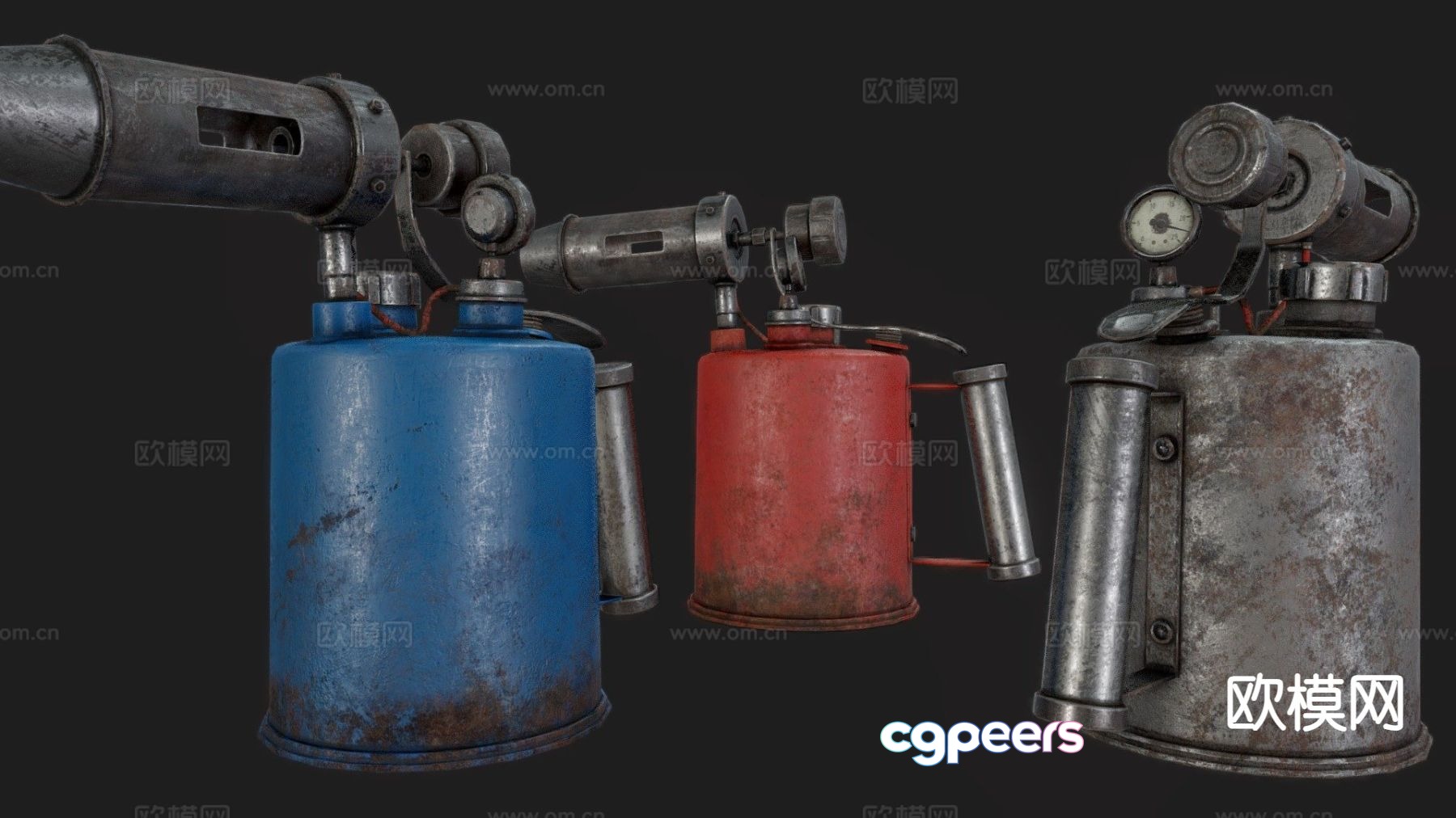 flamethrower 3d model flamethrower 3d model