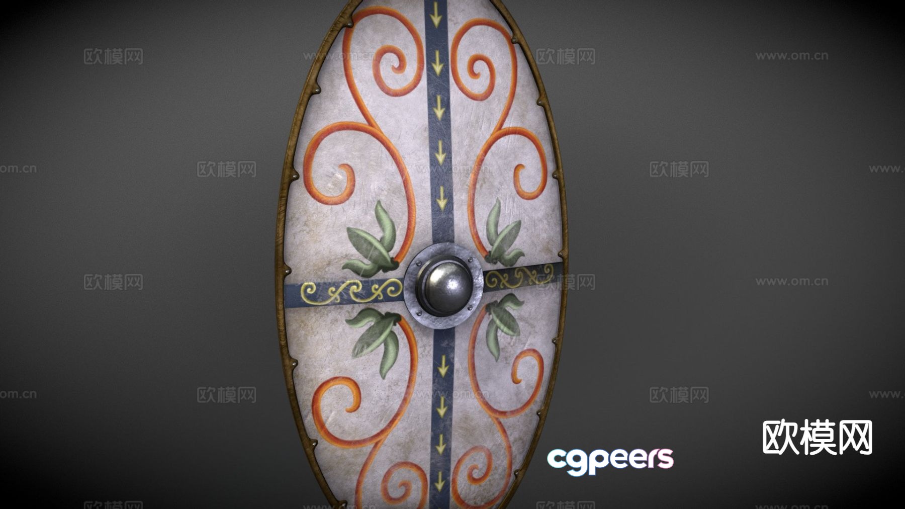 dacia shield 3d model dacia shield 3d model