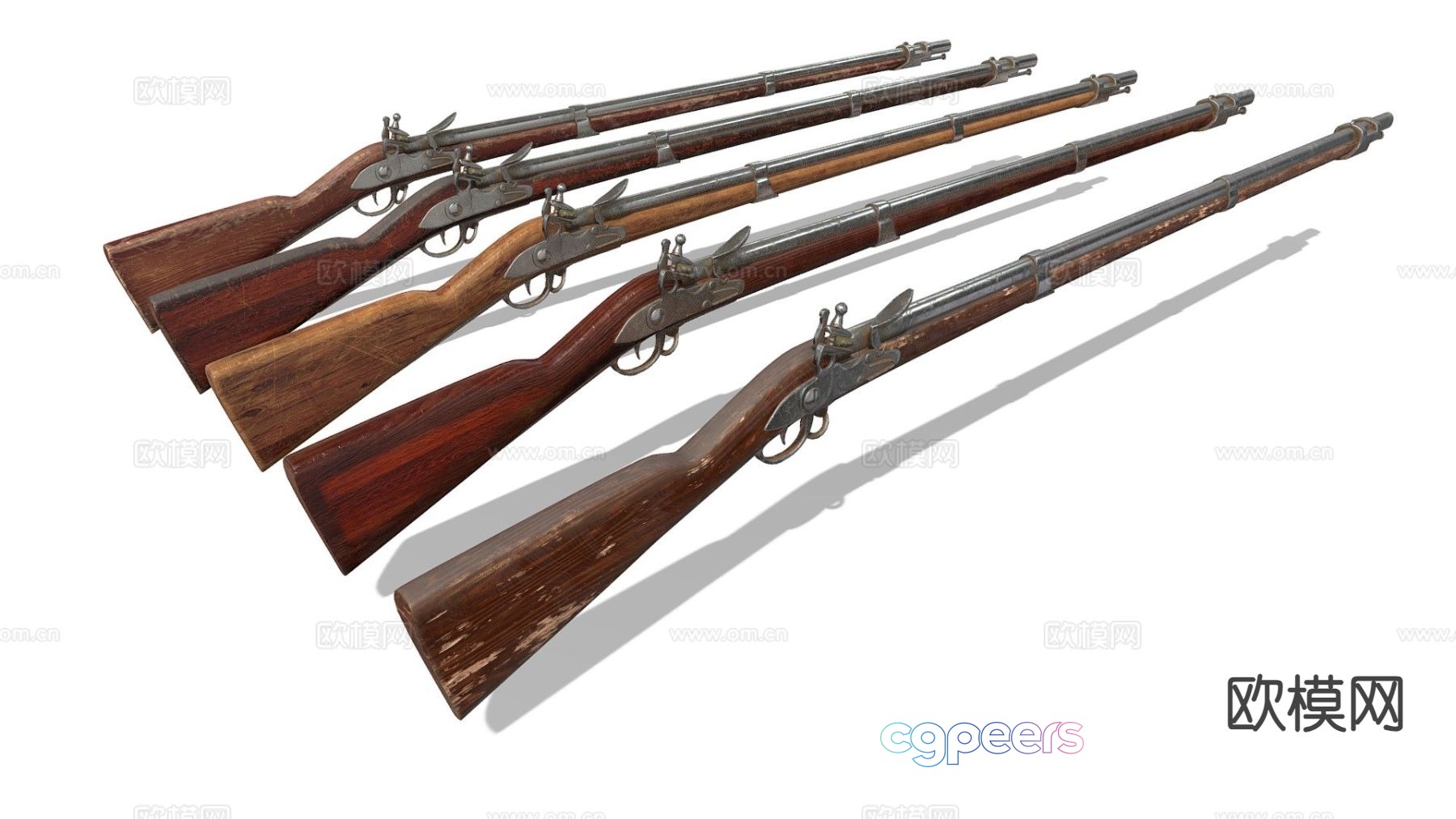 vintage rifle 3d model vintage rifle 3d model