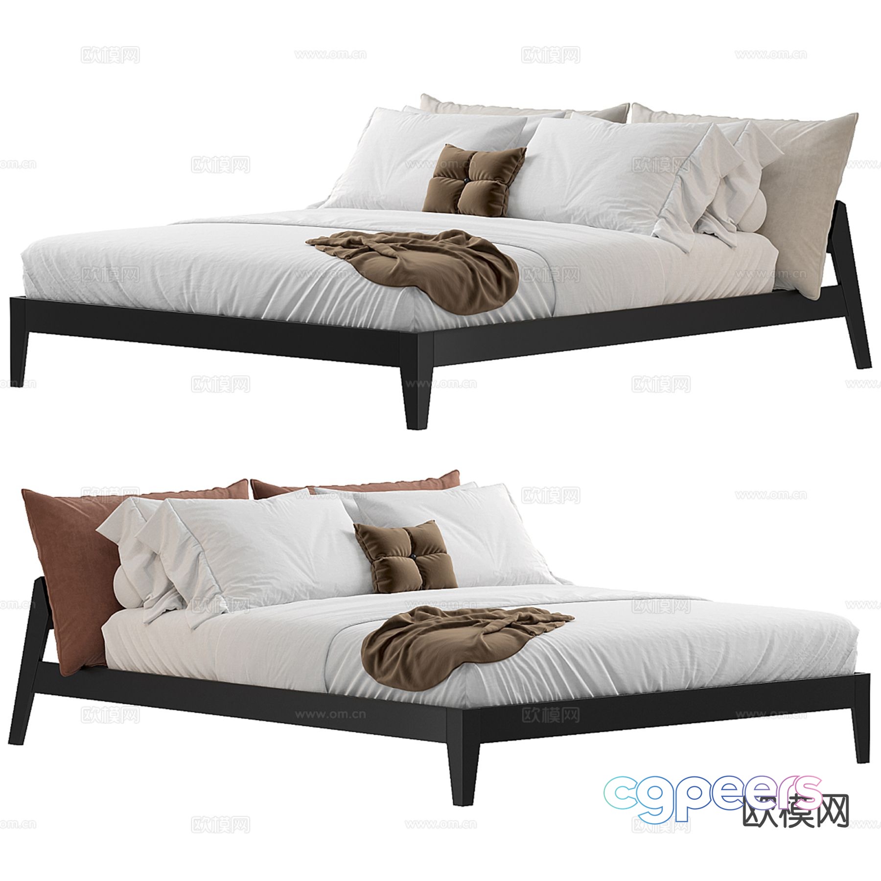 Divan.ru double bed 3d model Divan.ru double bed 3d model