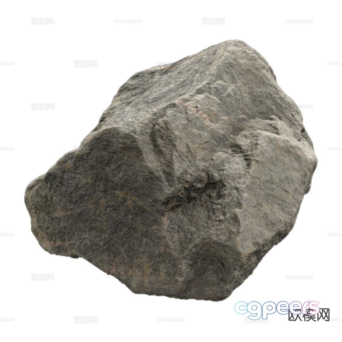 modern rock granite 3d model modern rock granite 3d model