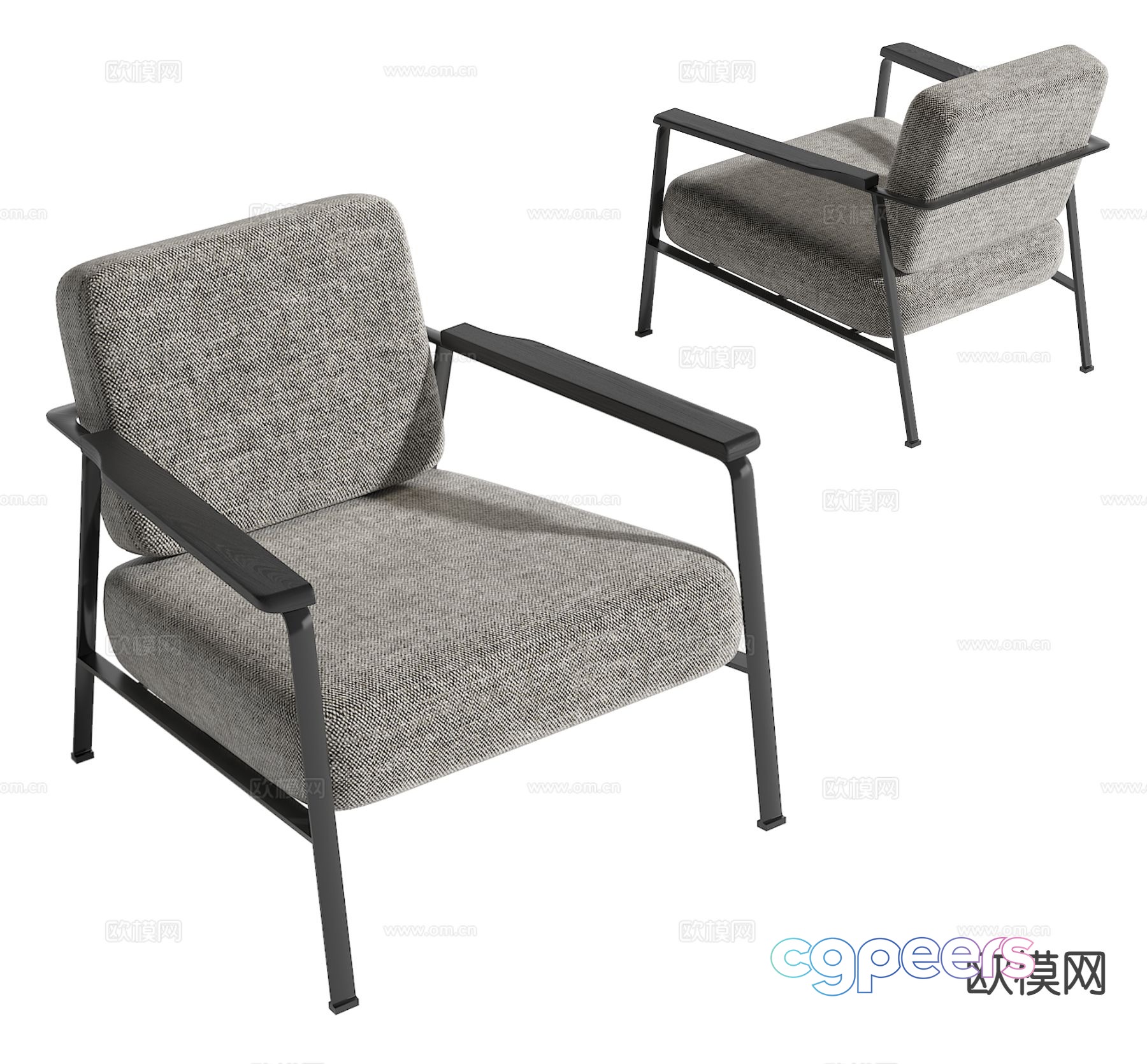 Modern lounge chair 3d model Modern lounge chair 3d model