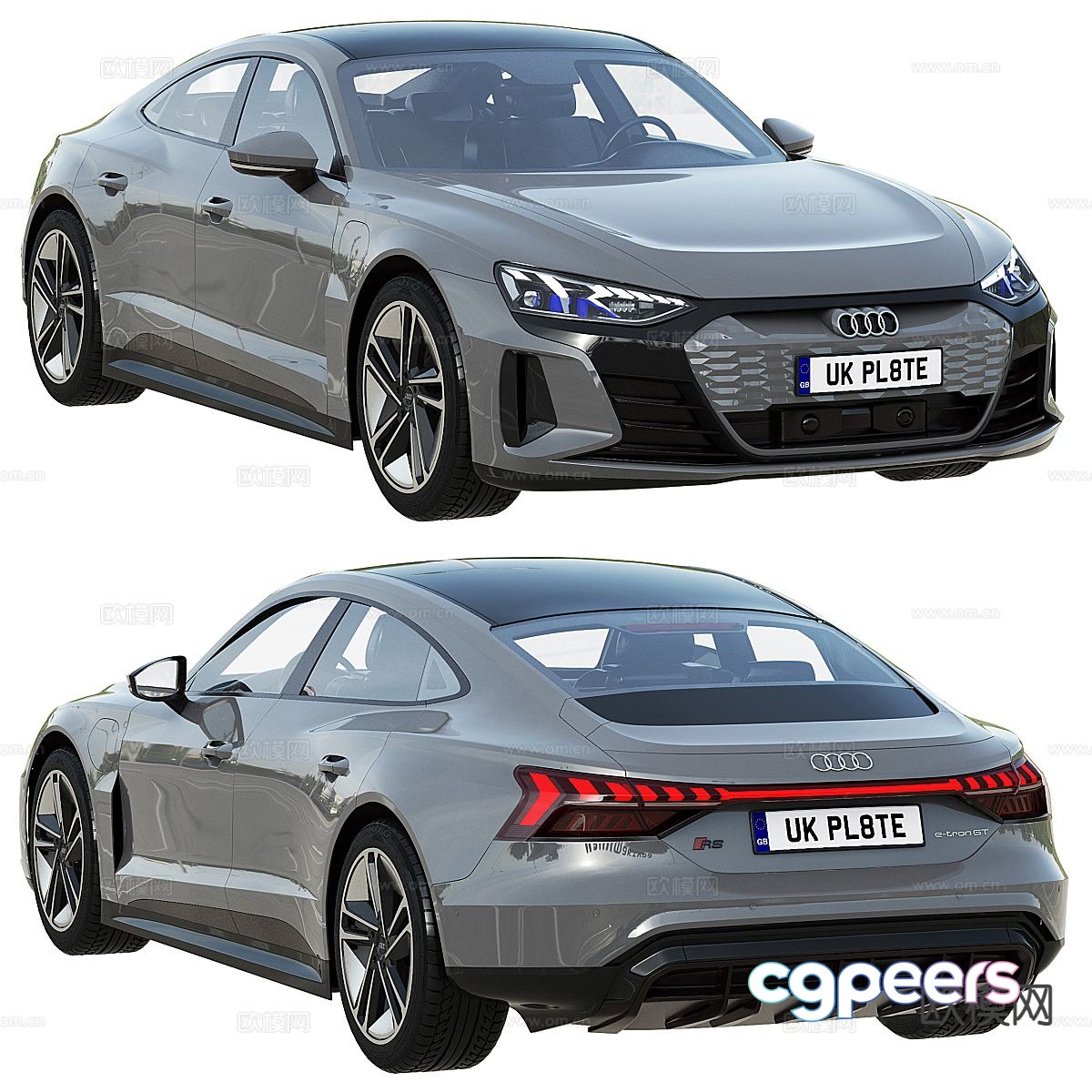 modern audi car sedan 3d model modern audi car sedan 3d model