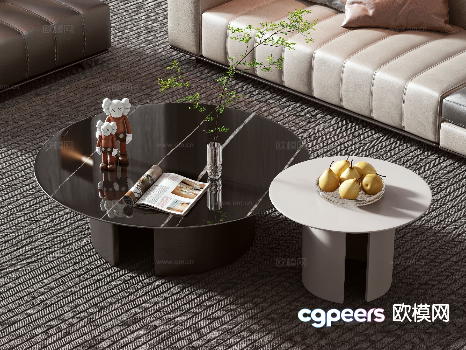 Modern coffee table mother-in-law coffee table 3d model Modern coffee table mother-in-law coffee table 3d model