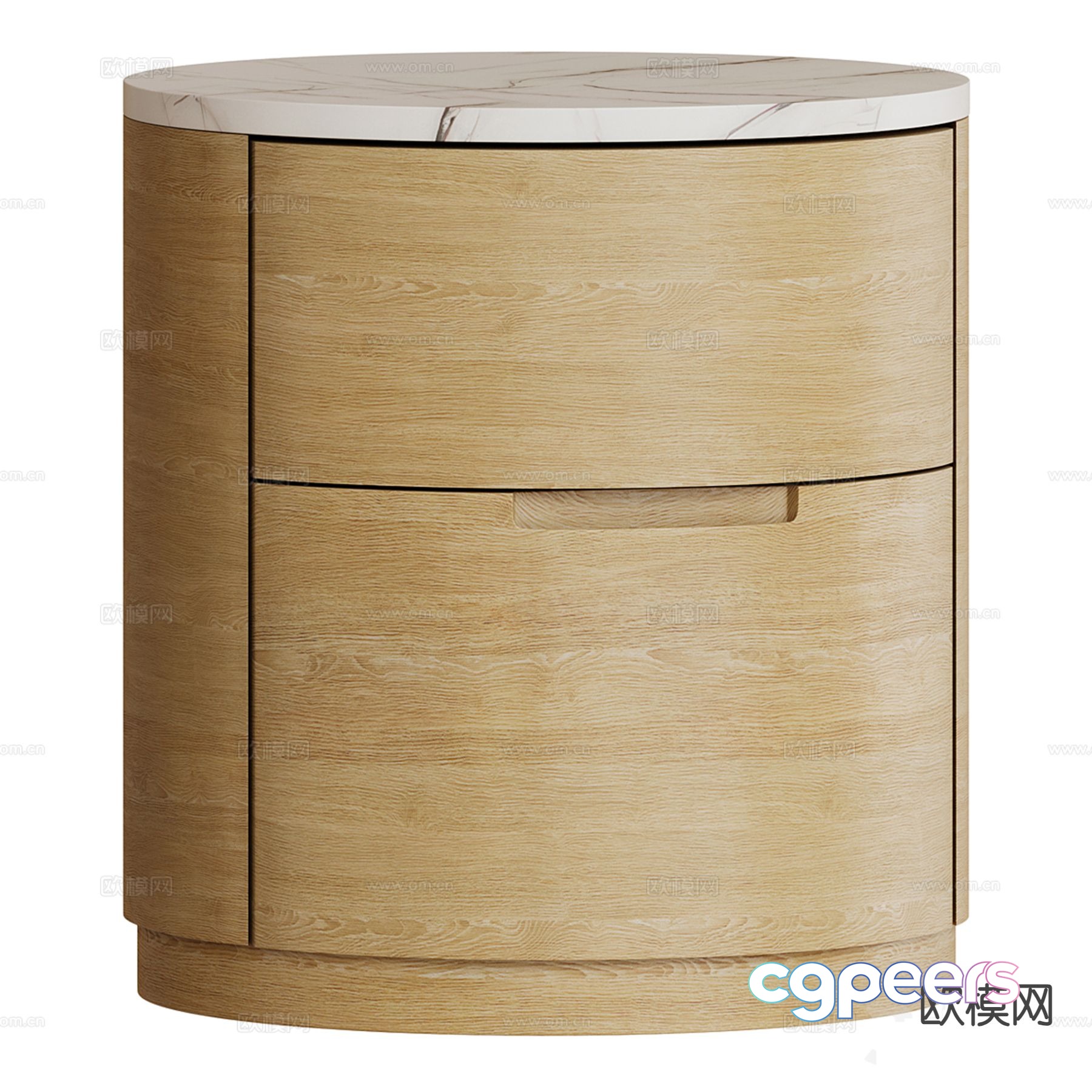 Modern bedside table 3d model Modern bedside table 3d model
