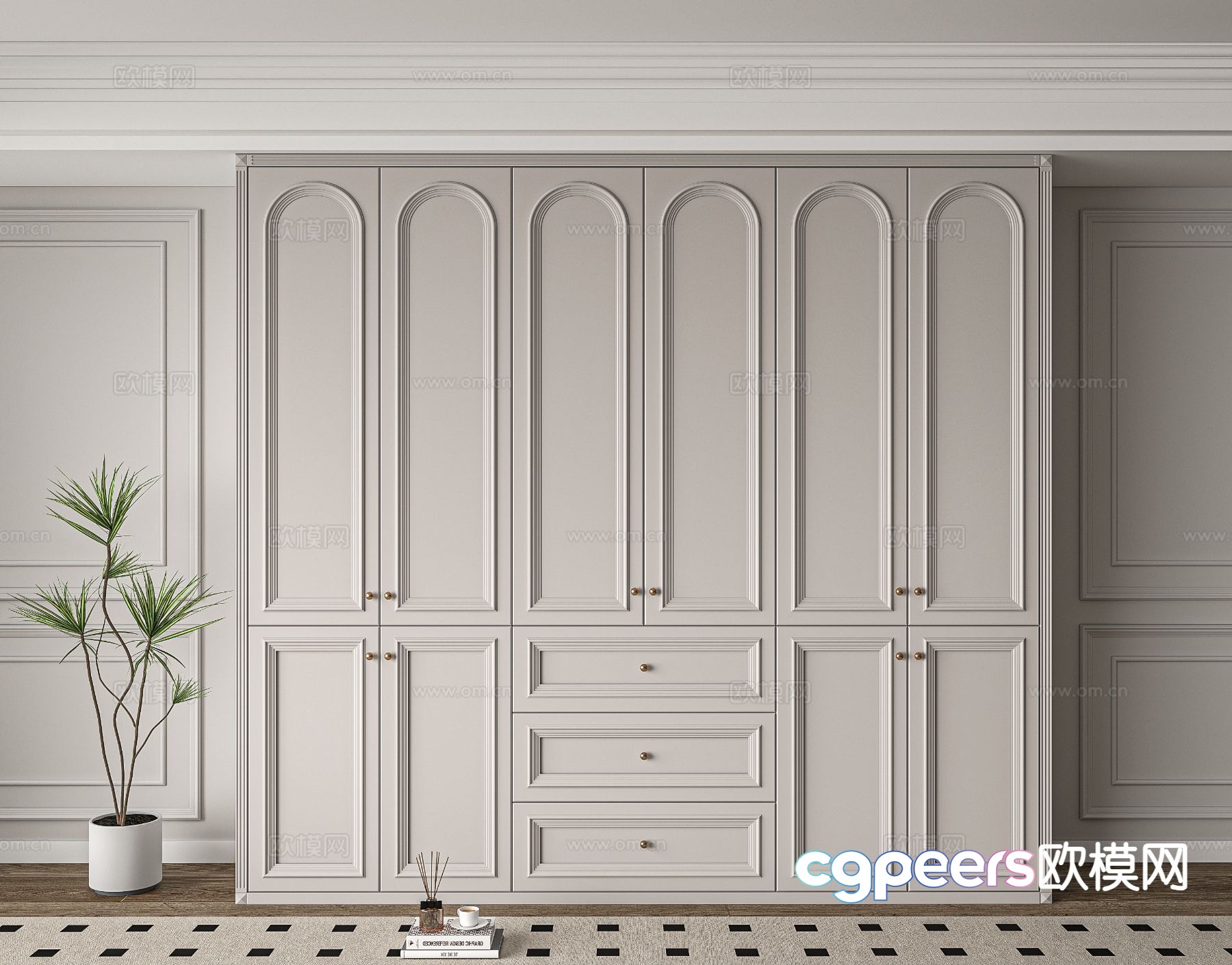 french wardrobe wardrobe 3d model french wardrobe wardrobe 3d model