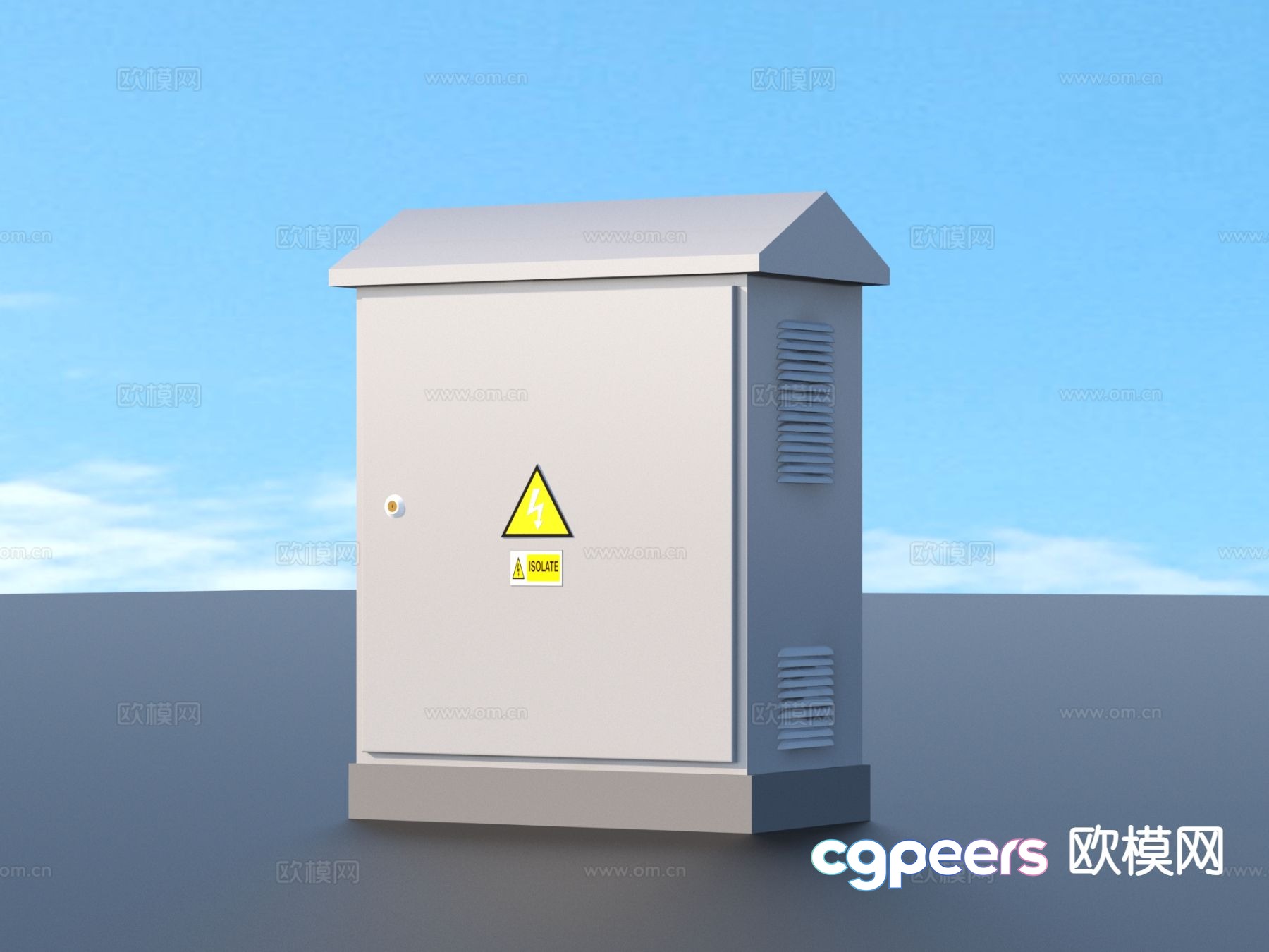 Distribution box power generation box distribution room 3D model Distribution box power generation box distribution room 3D model