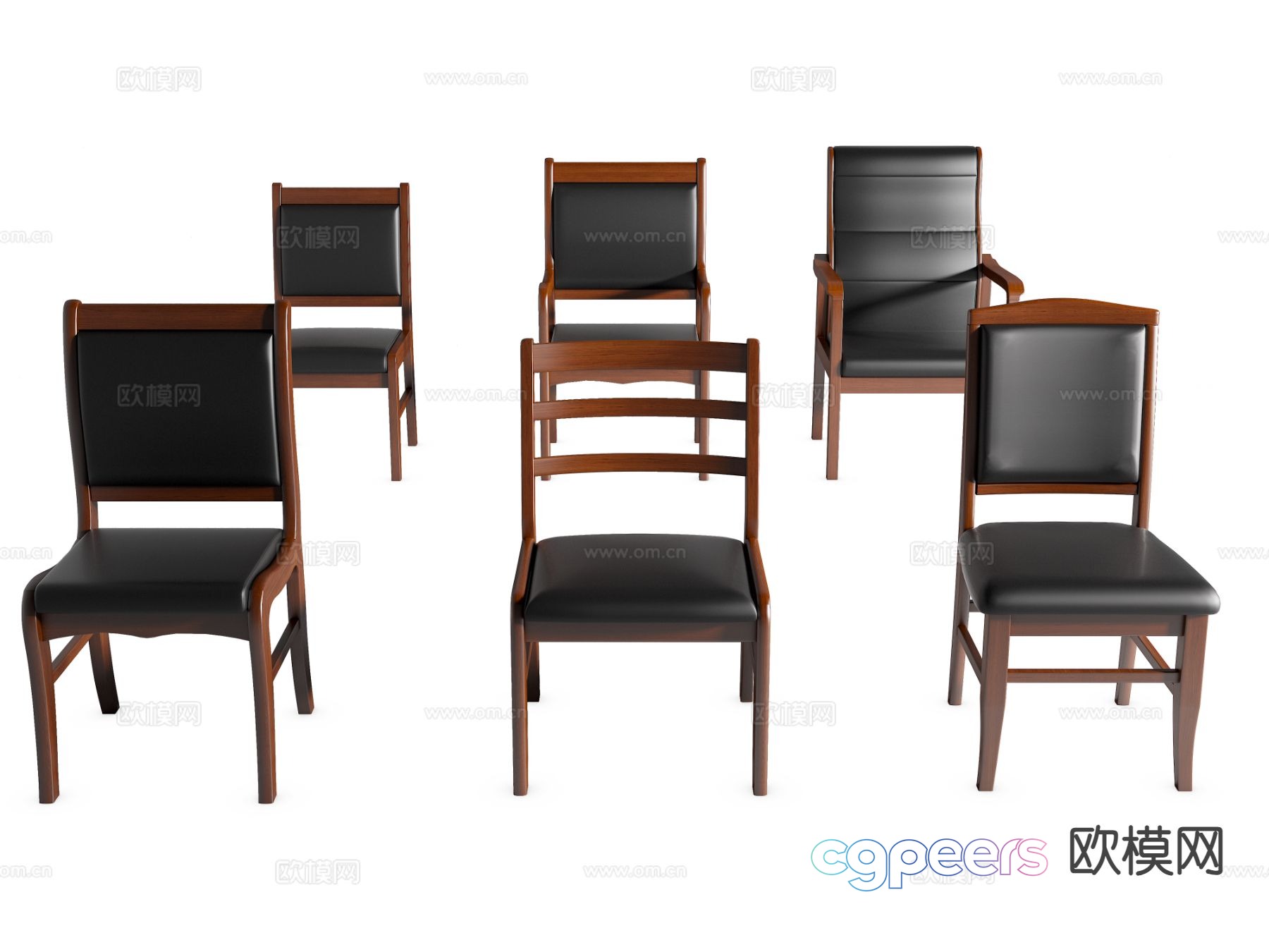 solid wood office chair 3d model solid wood office chair 3d model